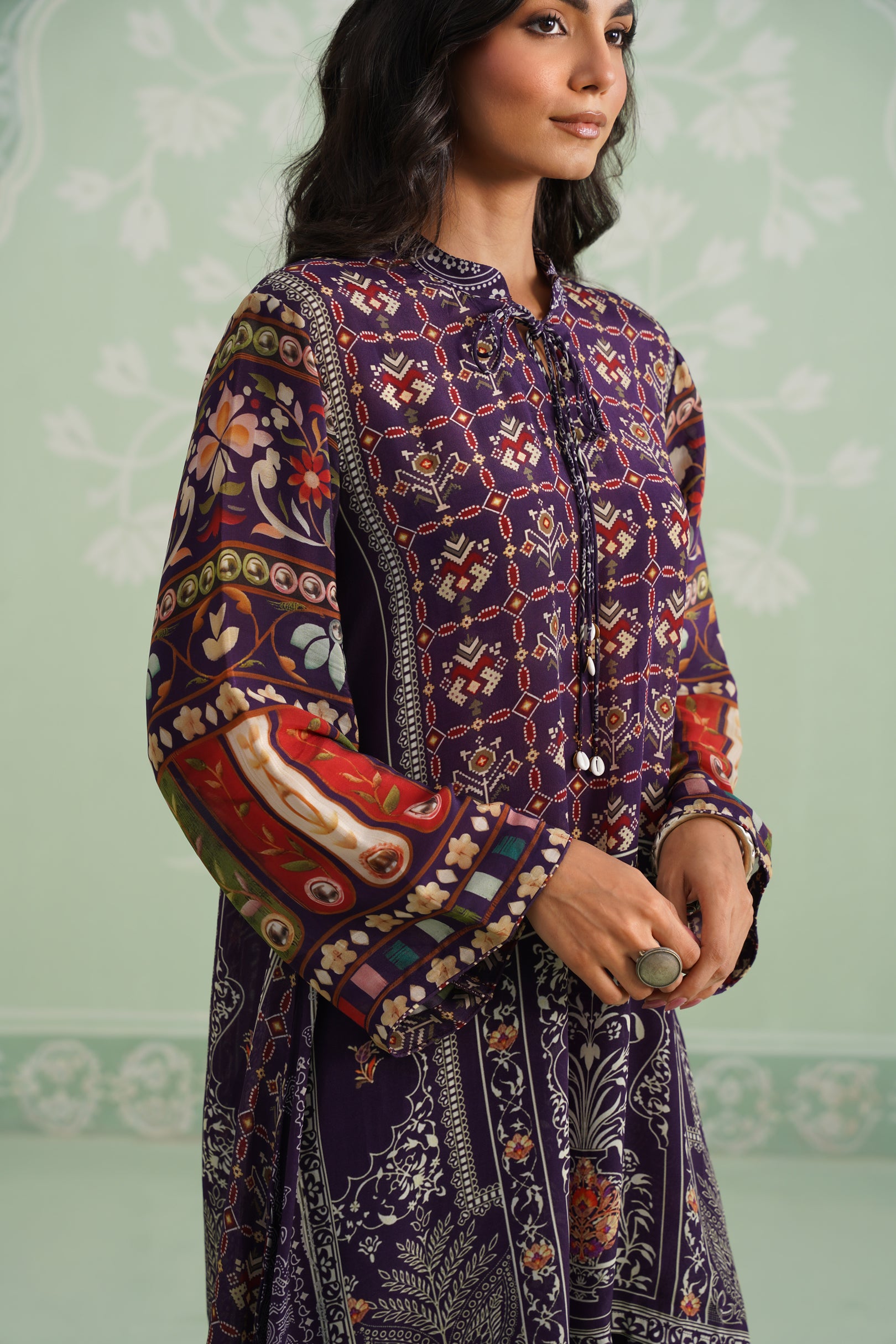 Naiya Printed Crepe Matching Set