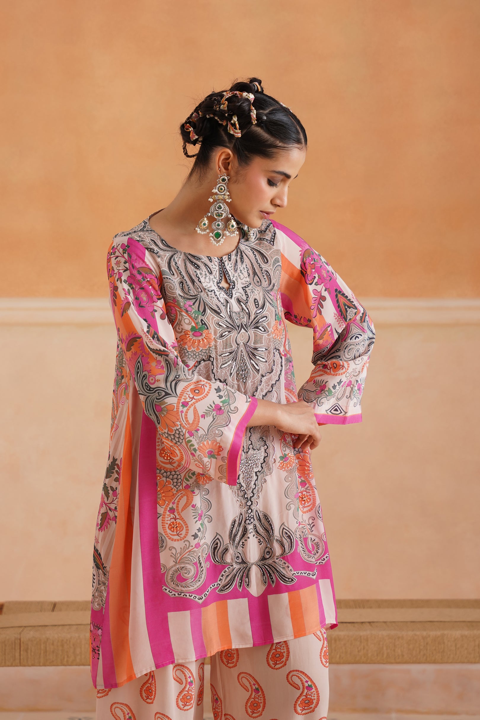 Rani Printed Crepe Matching Set - Neetika Chopra