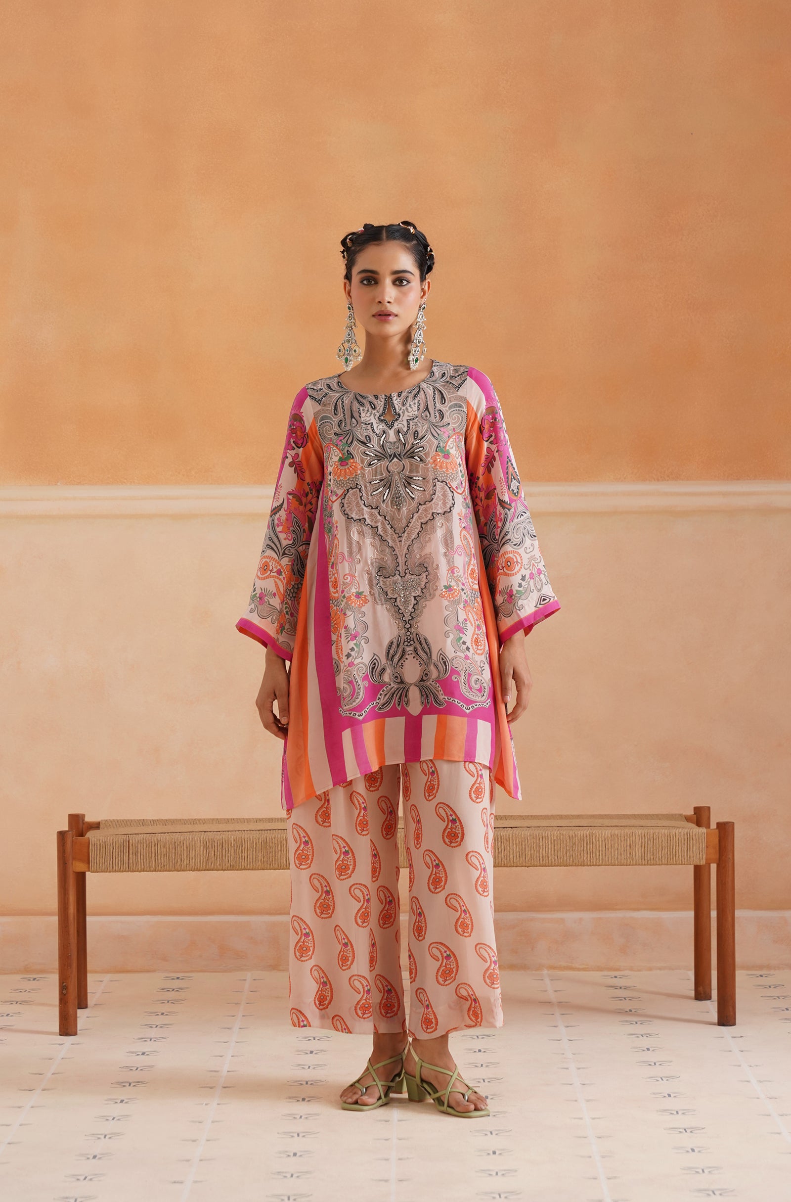 Rani Printed Crepe Matching Set - Neetika Chopra