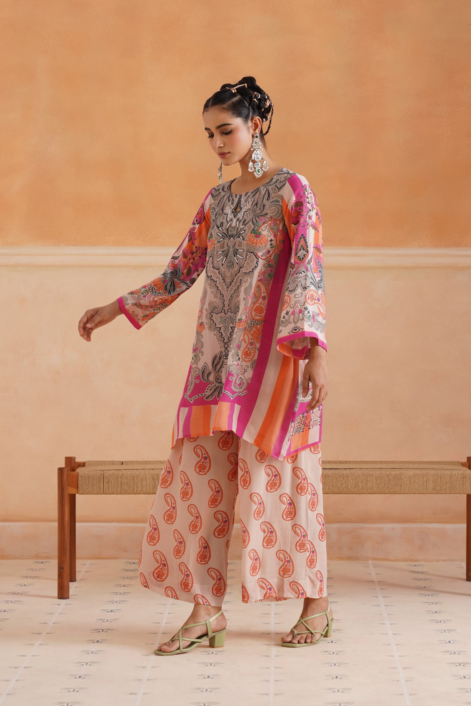 Rani Printed Crepe Matching Set - Neetika Chopra