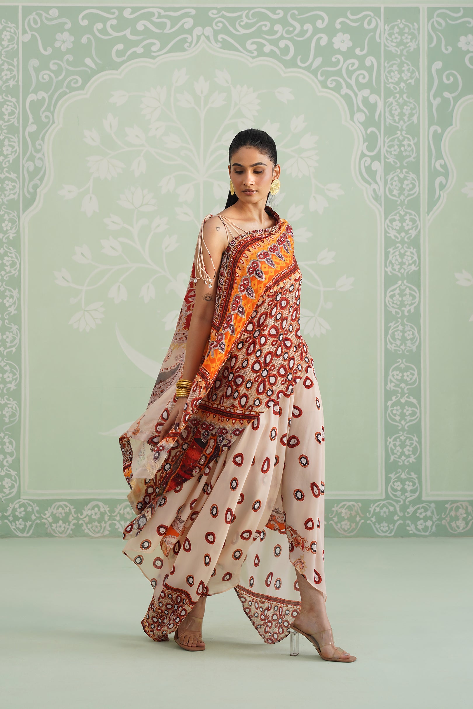 Pankhuri Printed Crepe Matching Set