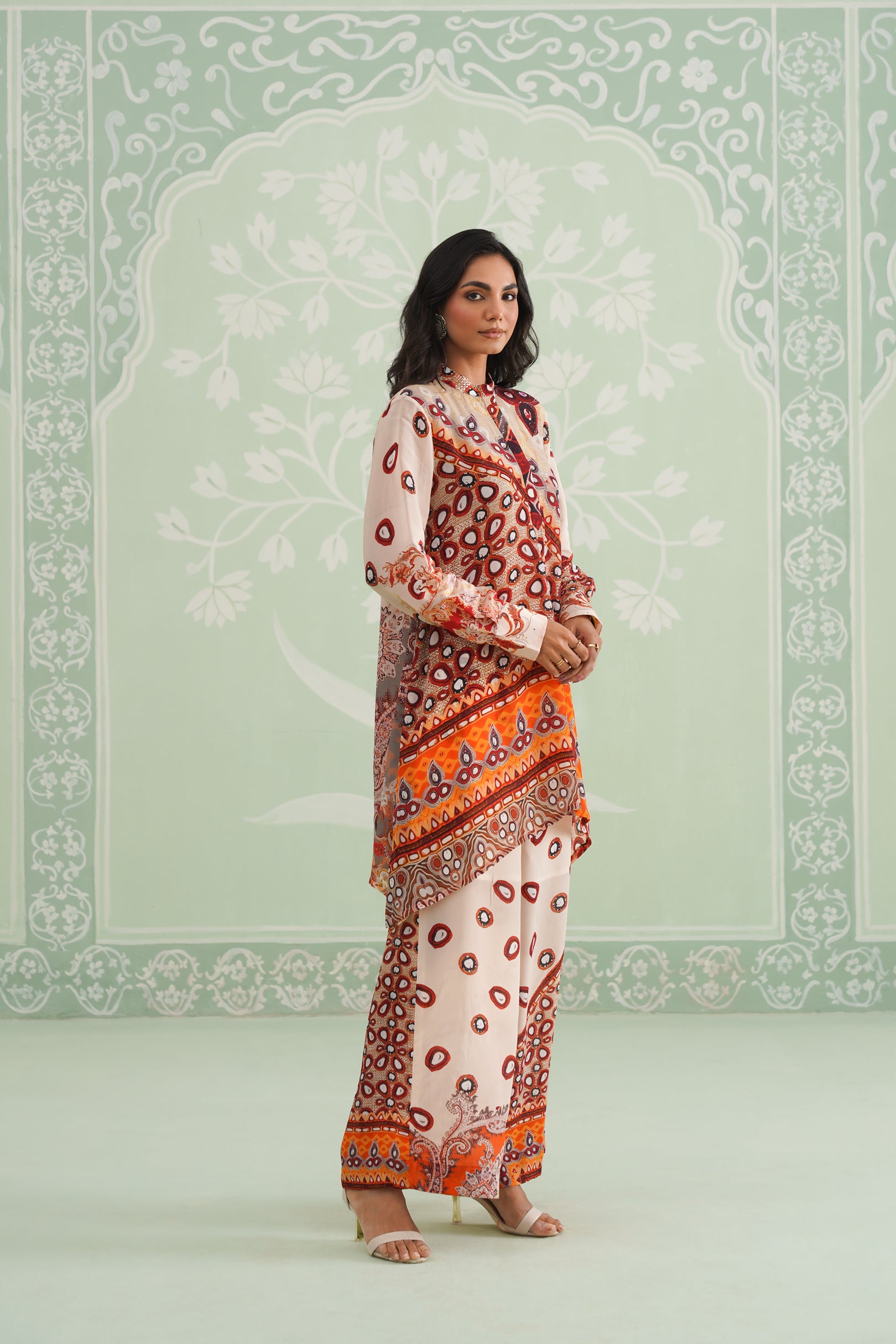 Kalpita Printed Crepe Matching Set