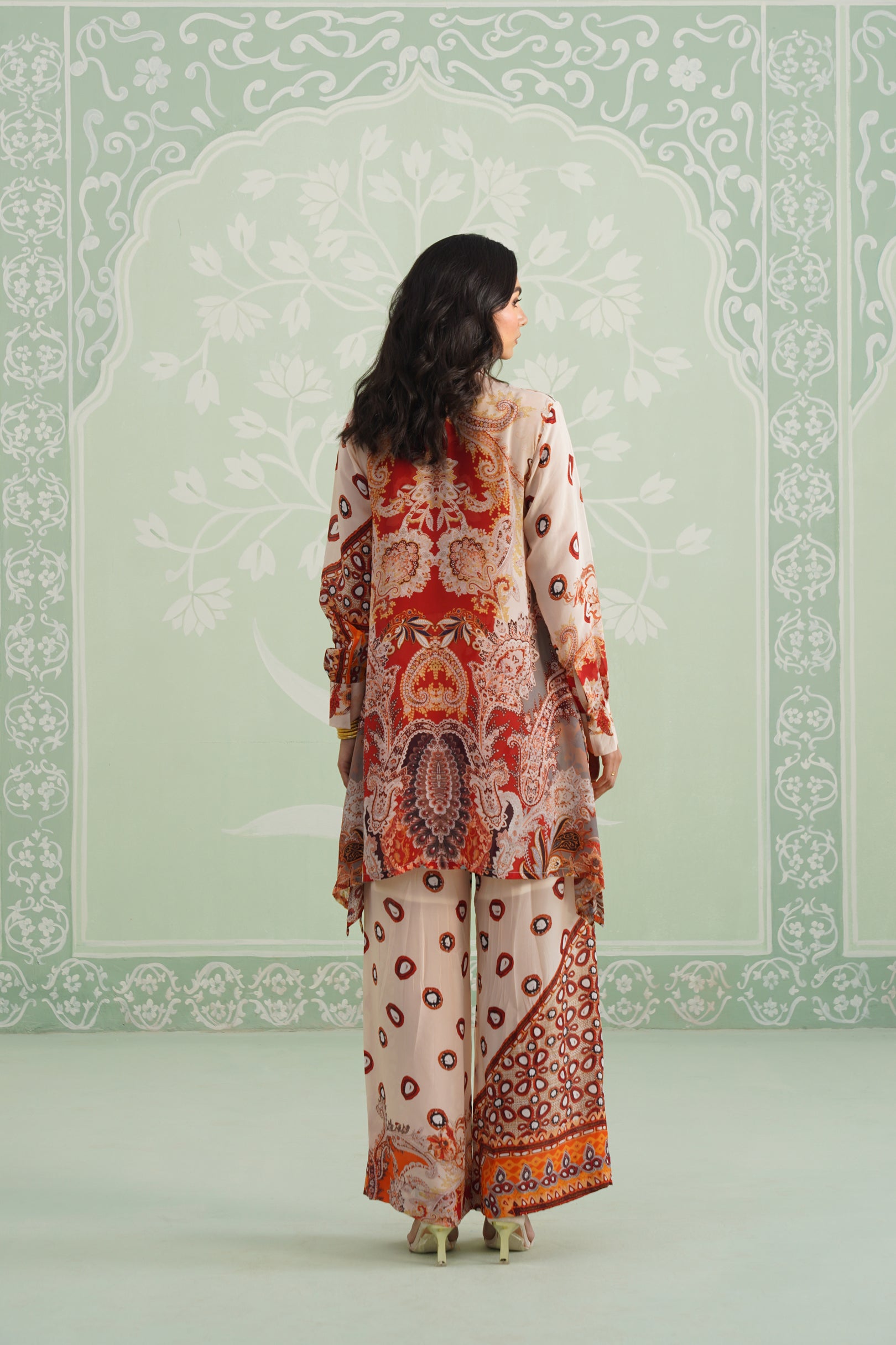 Kalpita Printed Crepe Matching Set