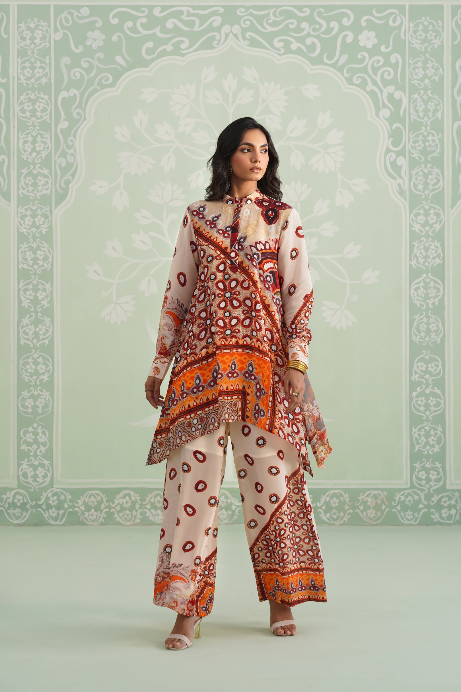 Kalpita Printed Crepe Matching Set