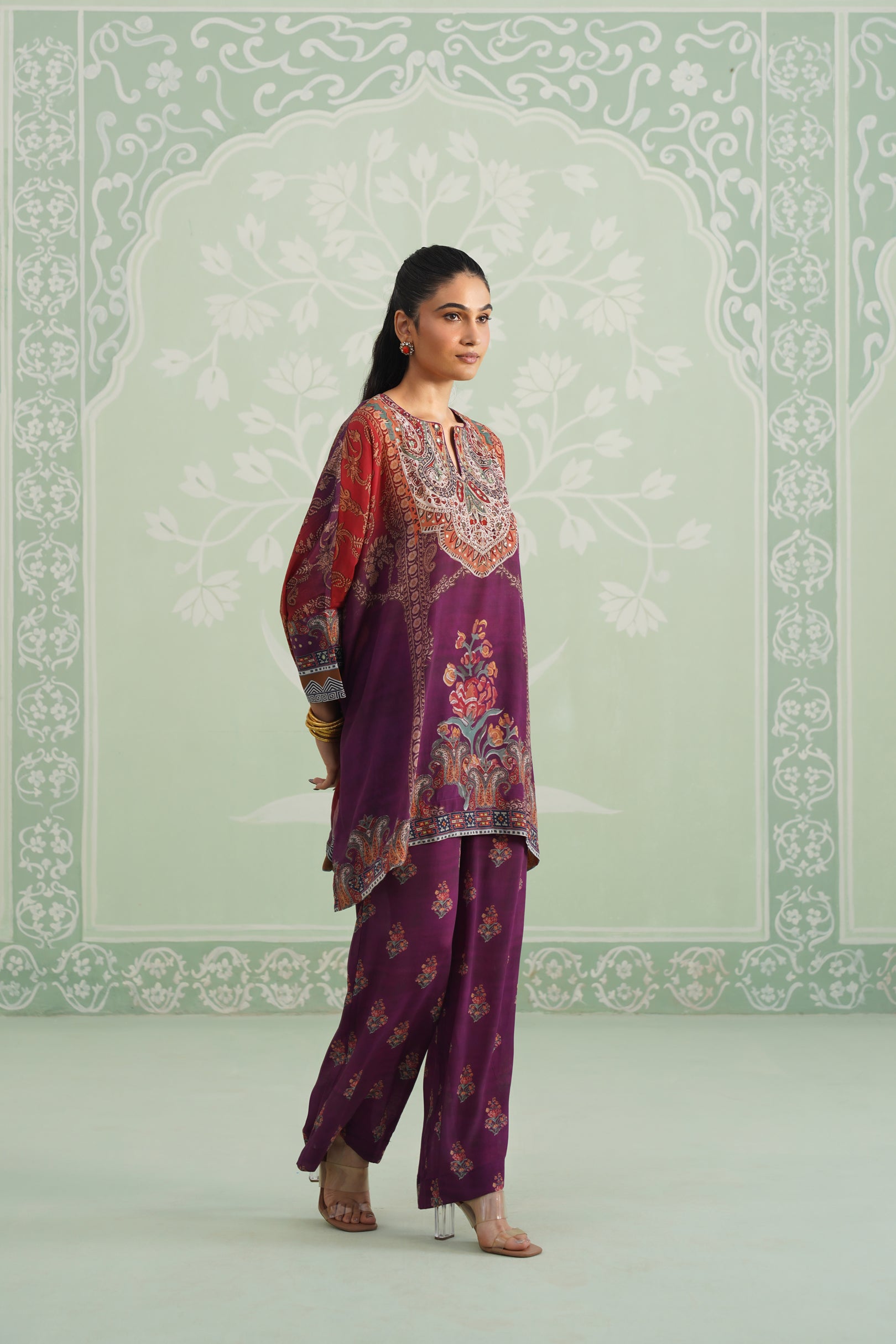Navya Printed Crepe Matching Set