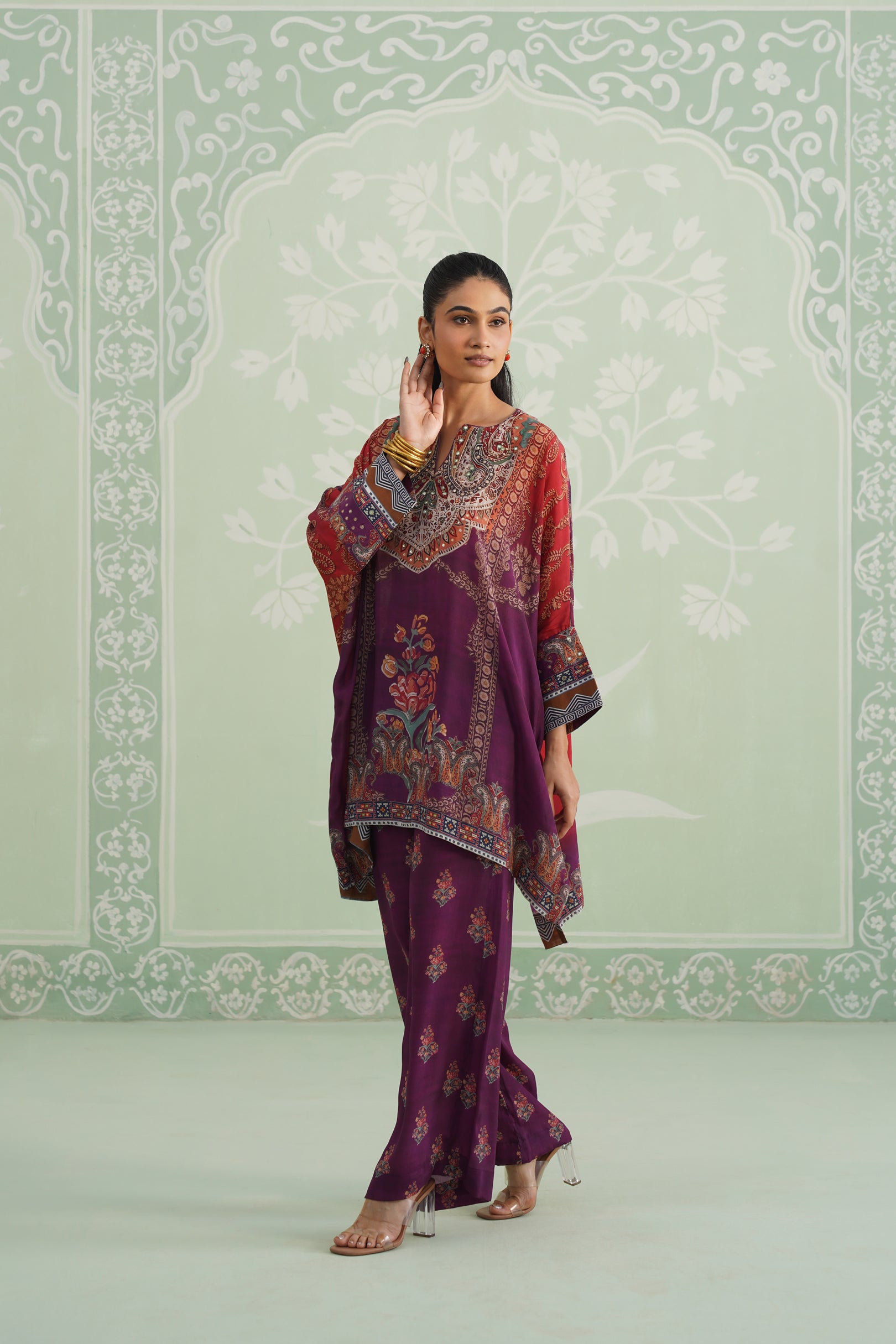 Navya Printed Crepe Matching Set