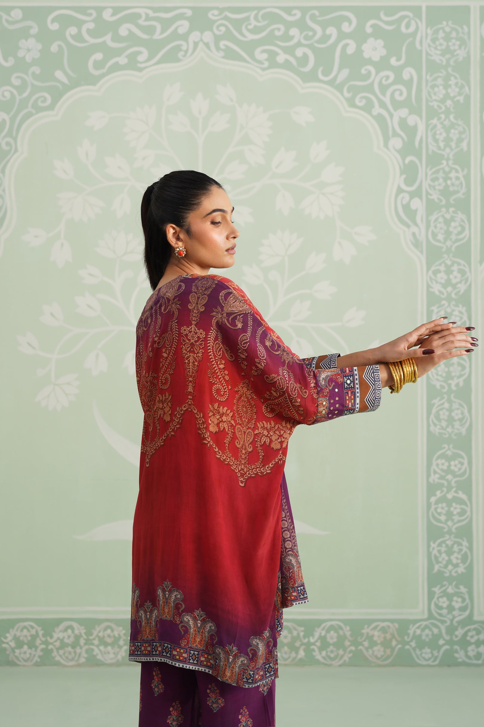 Navya Printed Crepe Matching Set