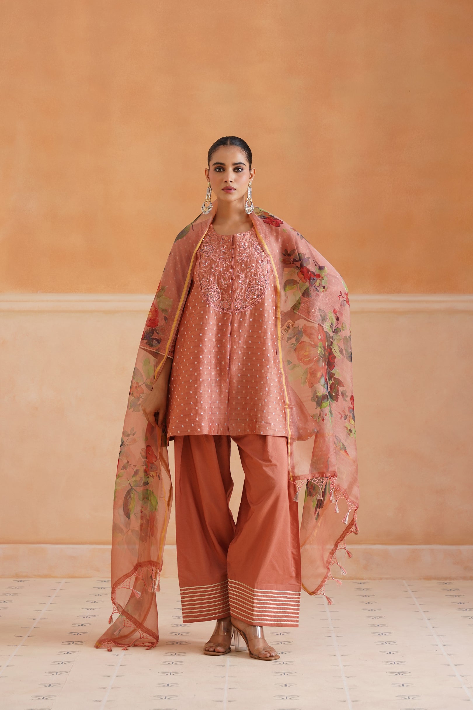 Laboni Chanderi Embroidered Suit Set - Neetika Chopra