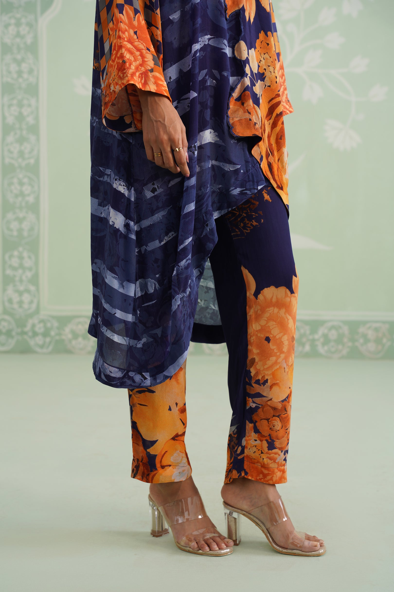 Khusboo Printed Crepe Matching Set