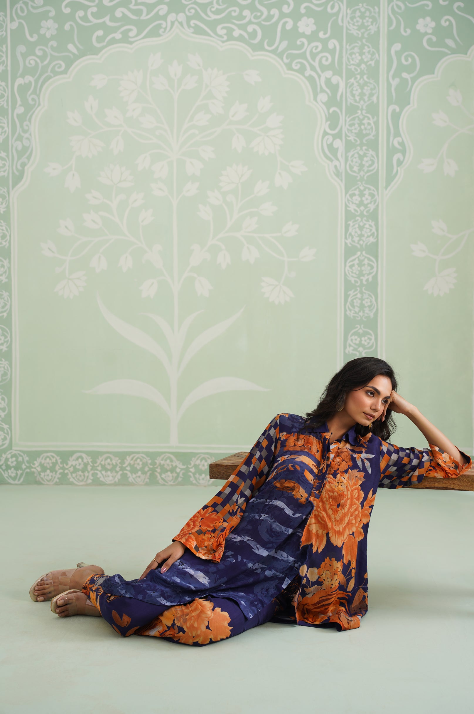 Khusboo Printed Crepe Matching Set