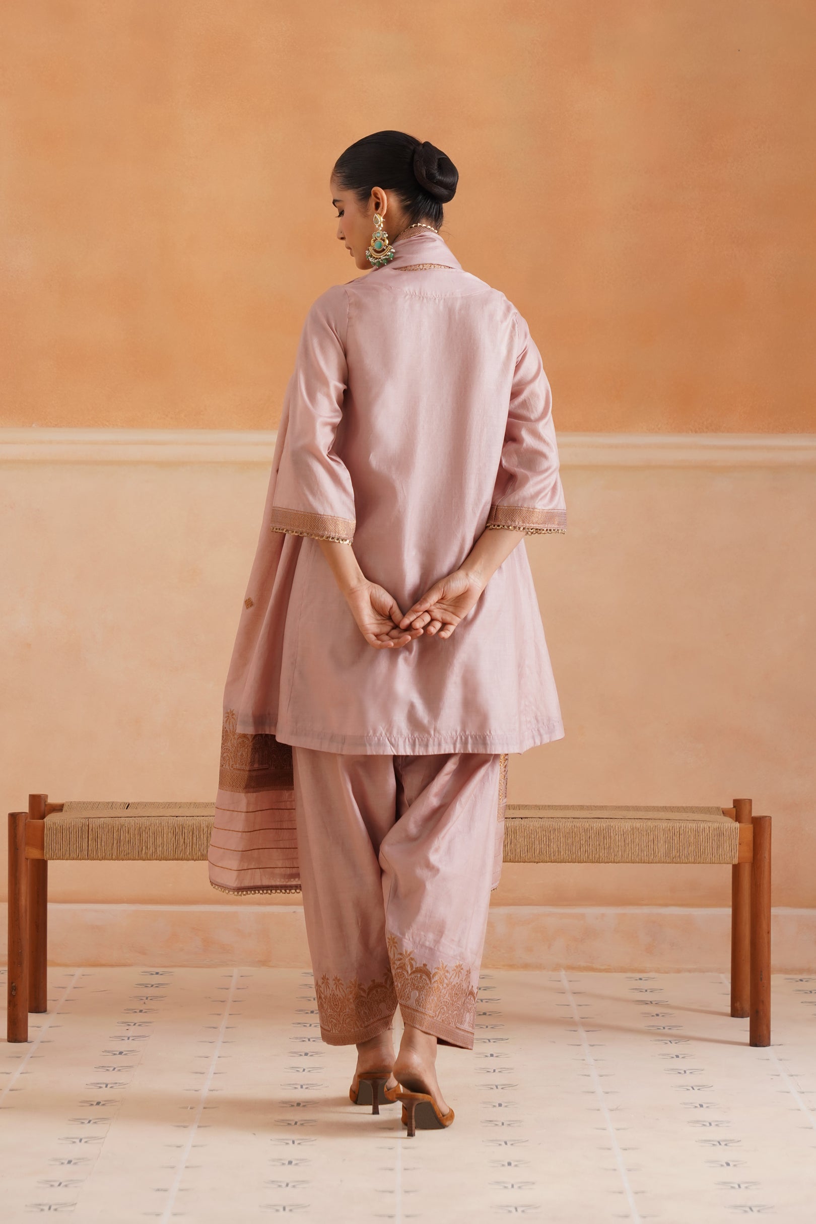 Debjani Hand Embroidered Matching Set - Neetika Chopra