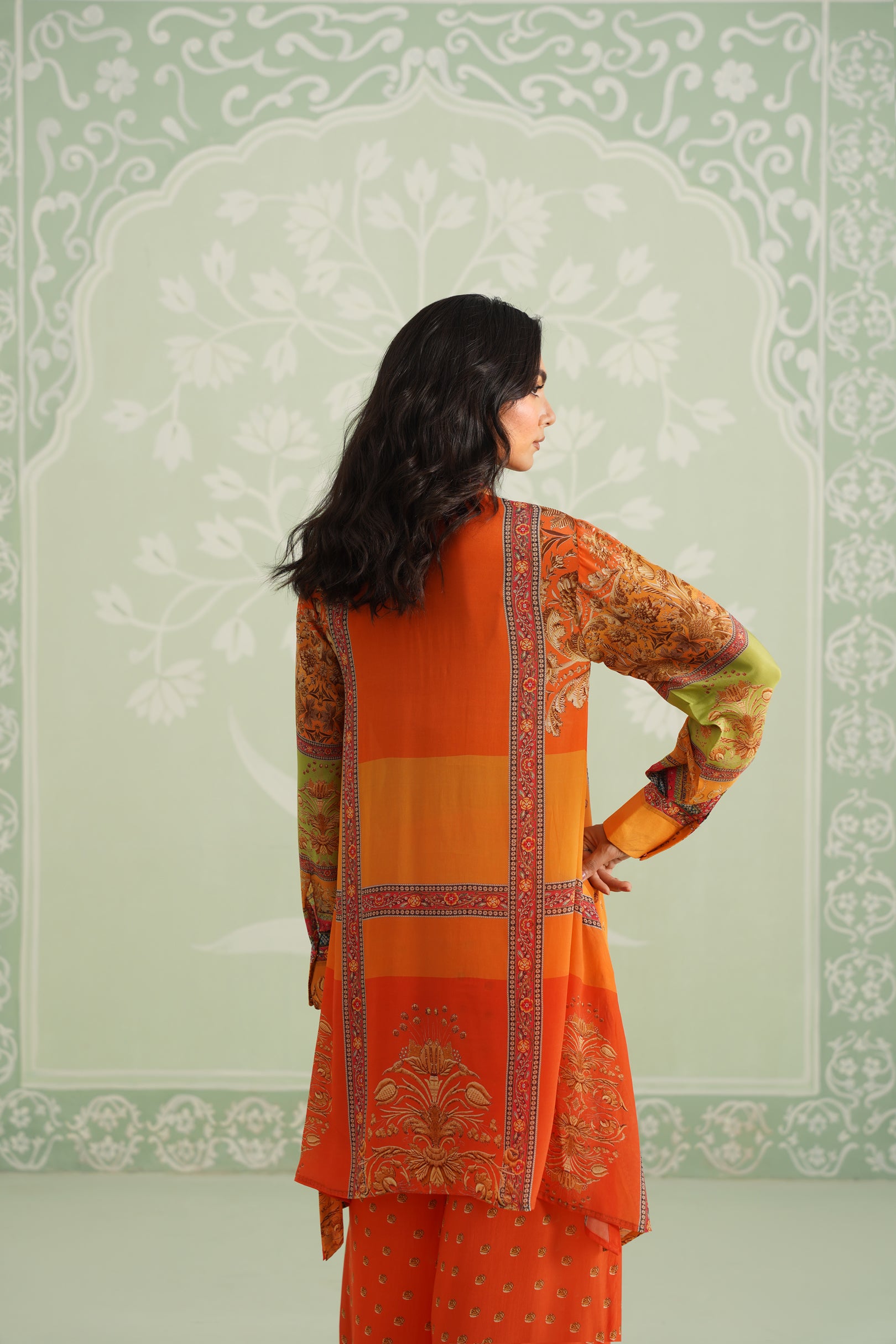 Awali Printed Crepe Matching Set