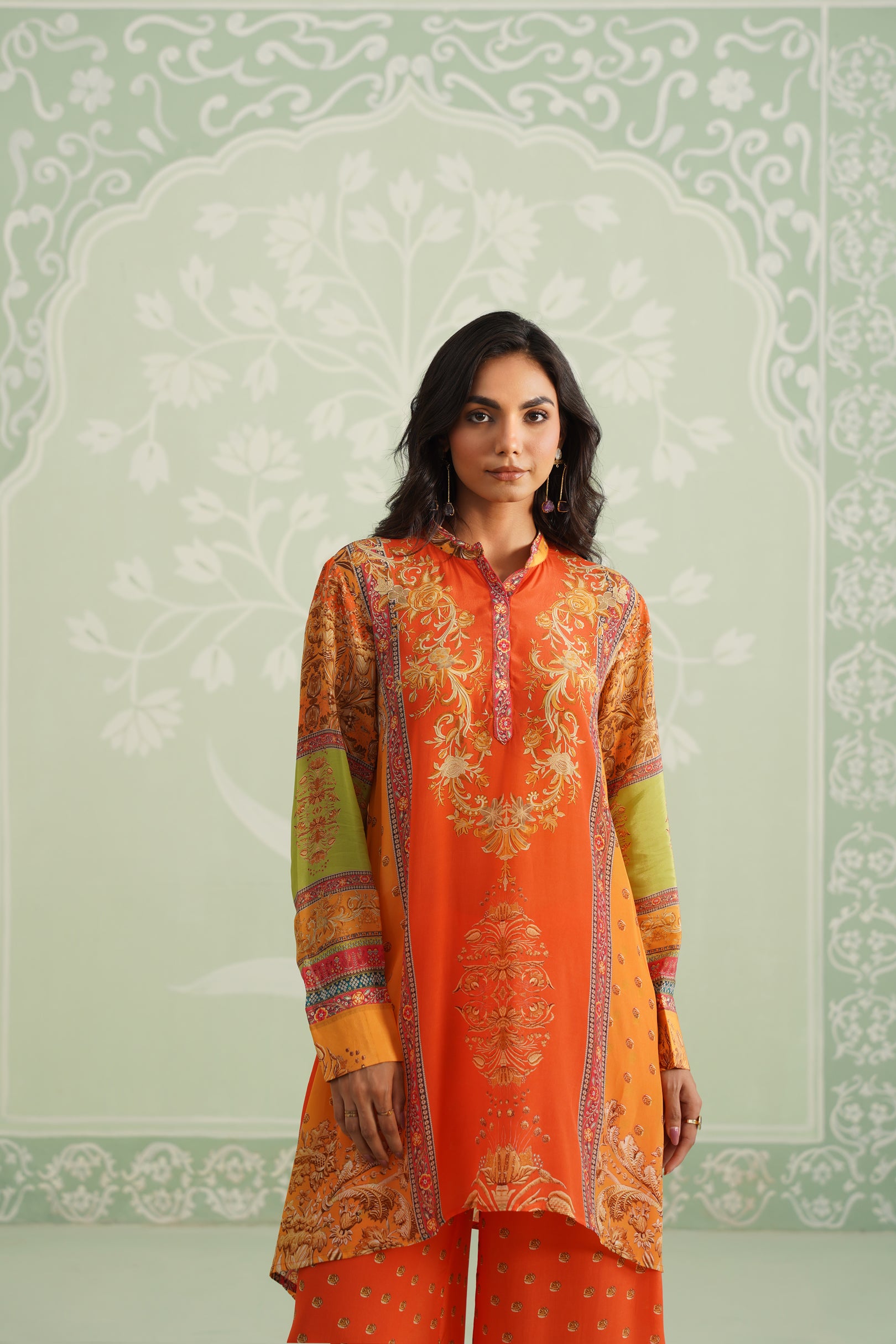 Awali Printed Crepe Matching Set