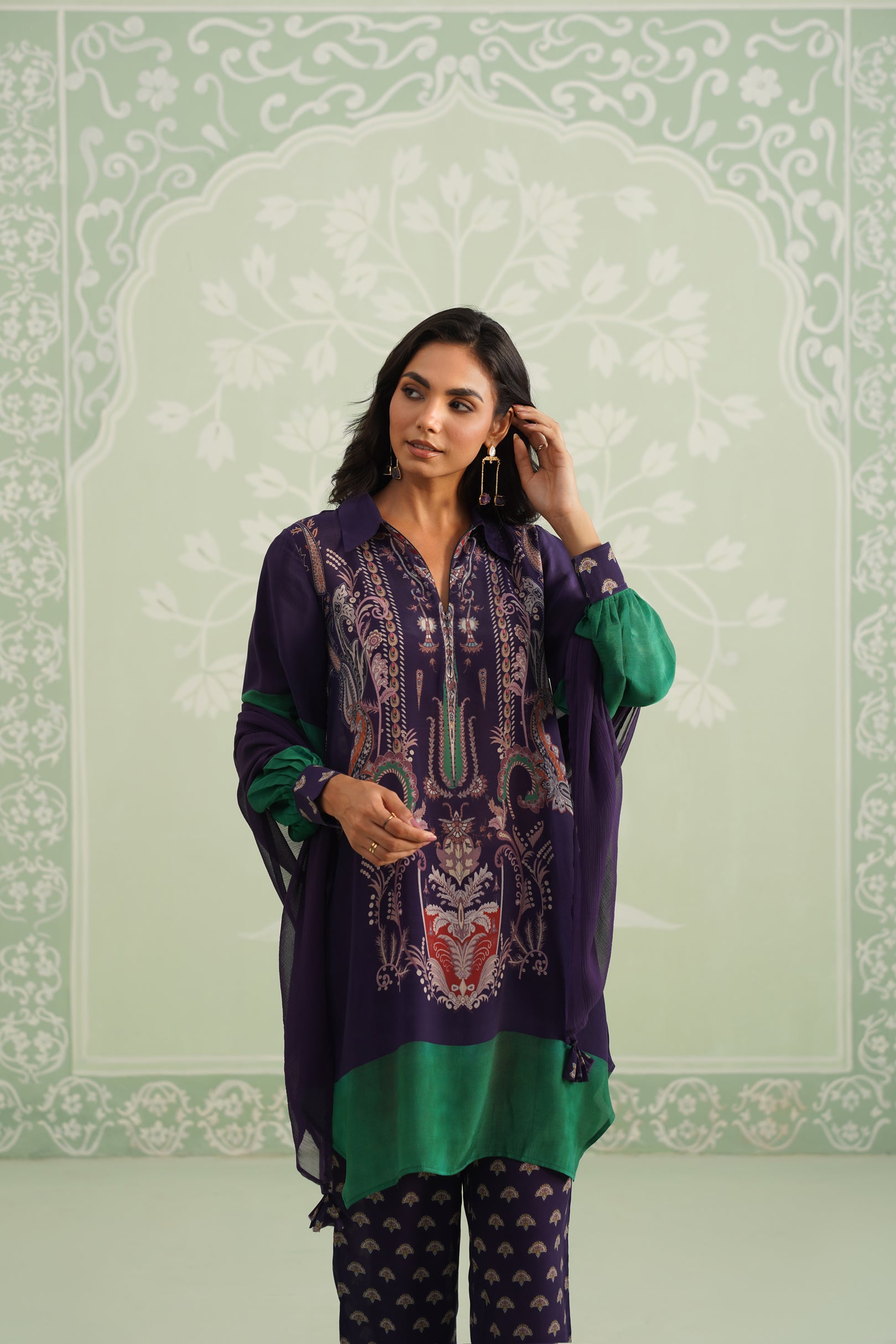 Saakshi Crepe Printed Matching Set