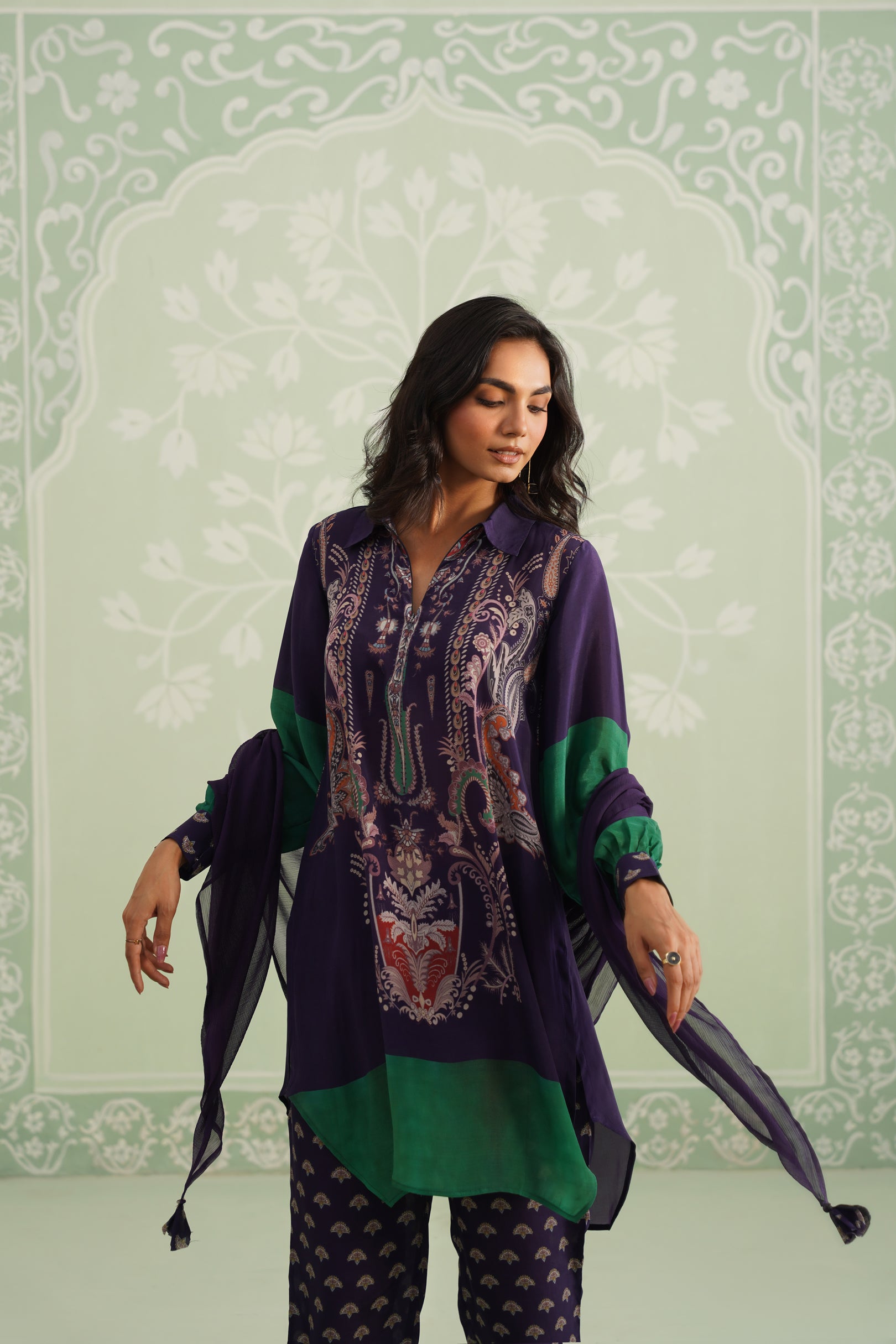Saakshi Crepe Printed Matching Set