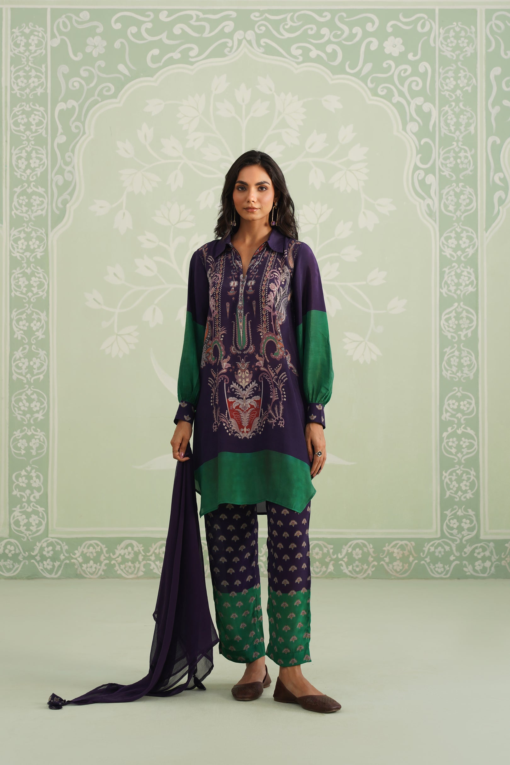 Saakshi Crepe Printed Matching Set