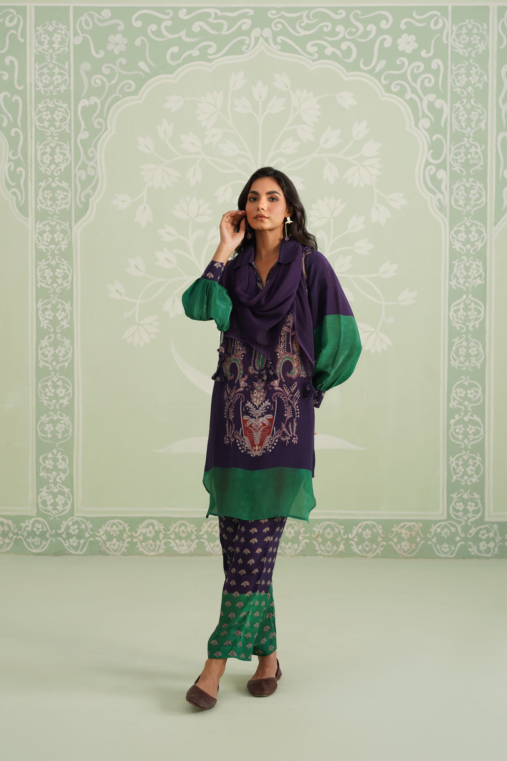 Saakshi Crepe Printed Matching Set