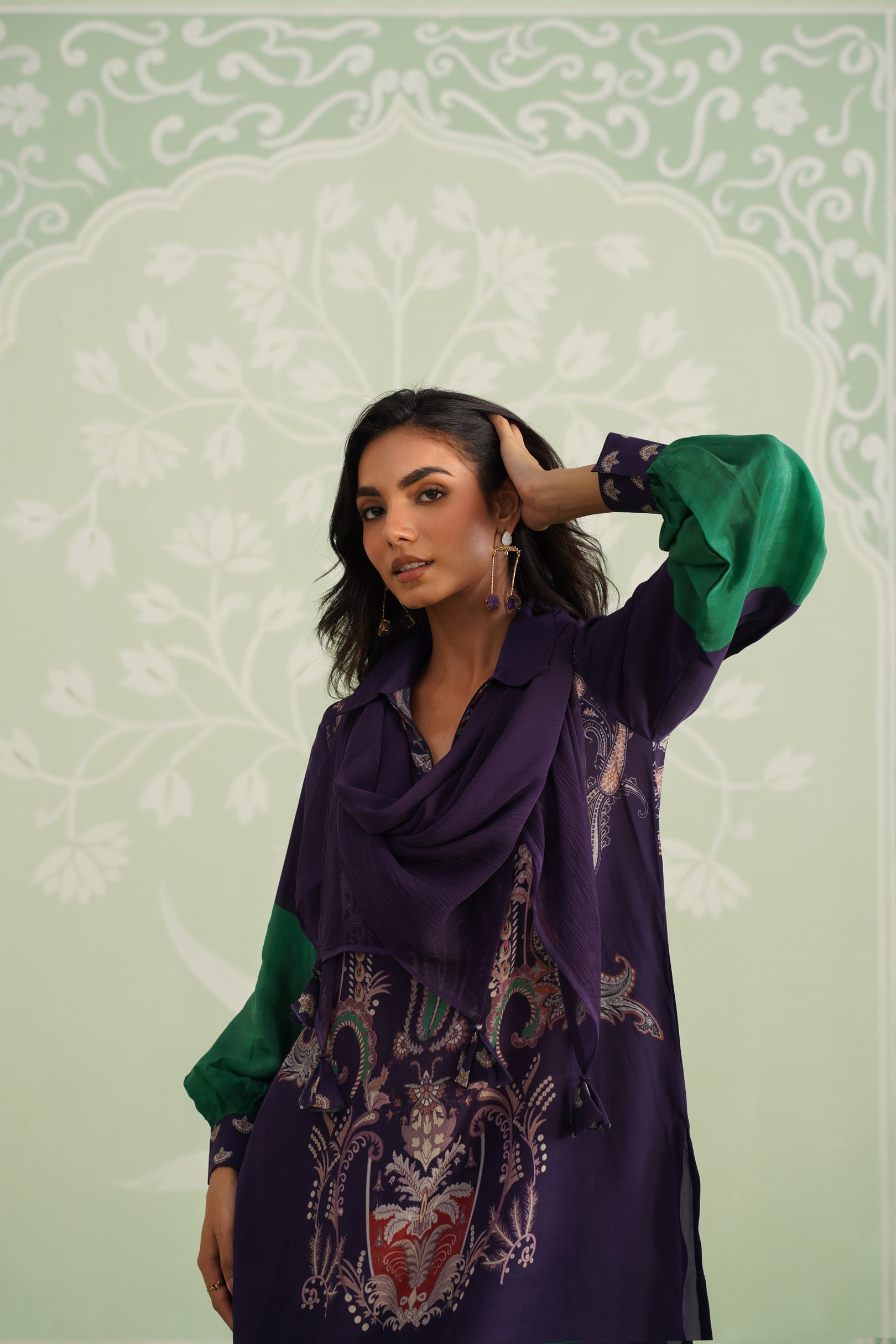 Saakshi Crepe Printed Matching Set