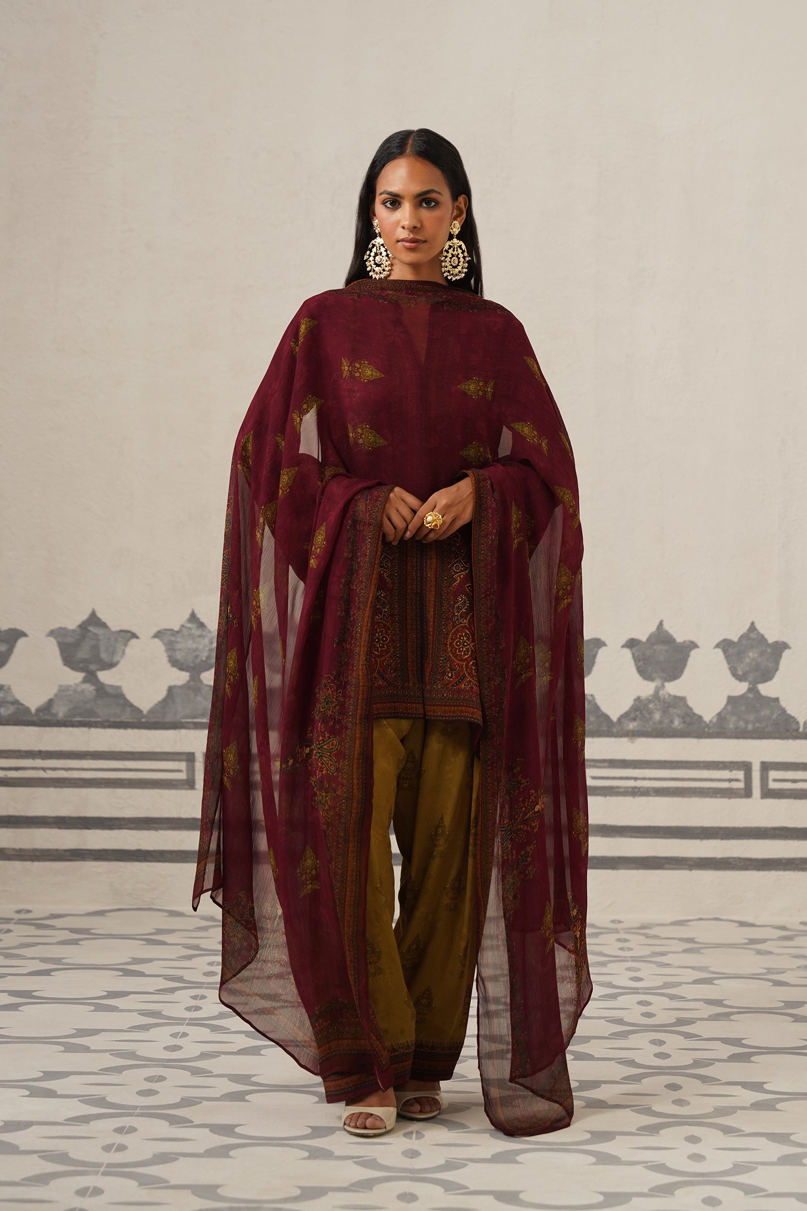 Miraaya Crepe Printed Suit Set