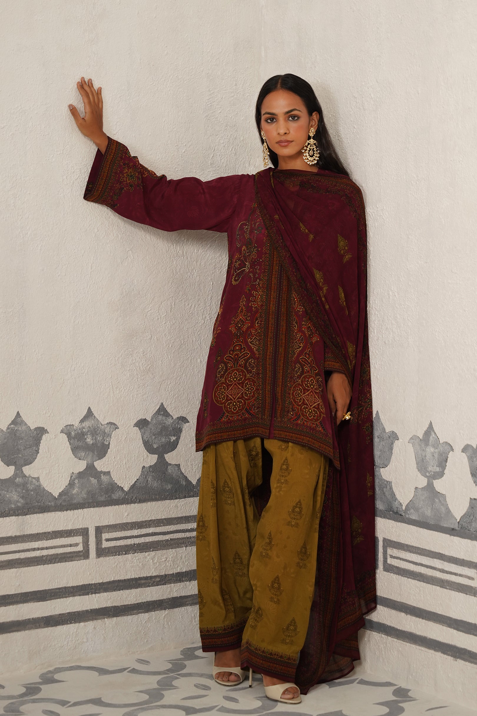 Miraaya Crepe Printed Suit Set