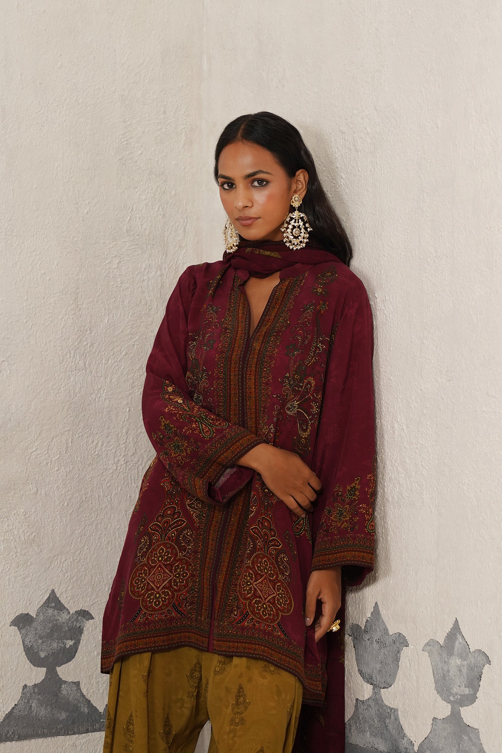 Miraaya Crepe Printed Suit Set