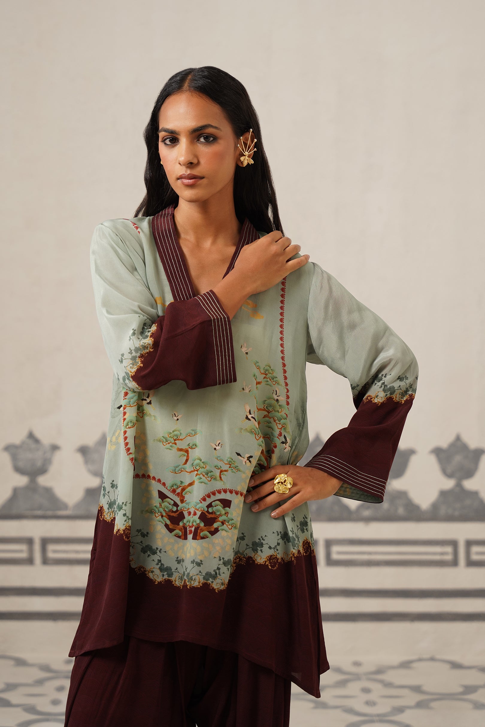 Eesha Crepe Printed Matching Set