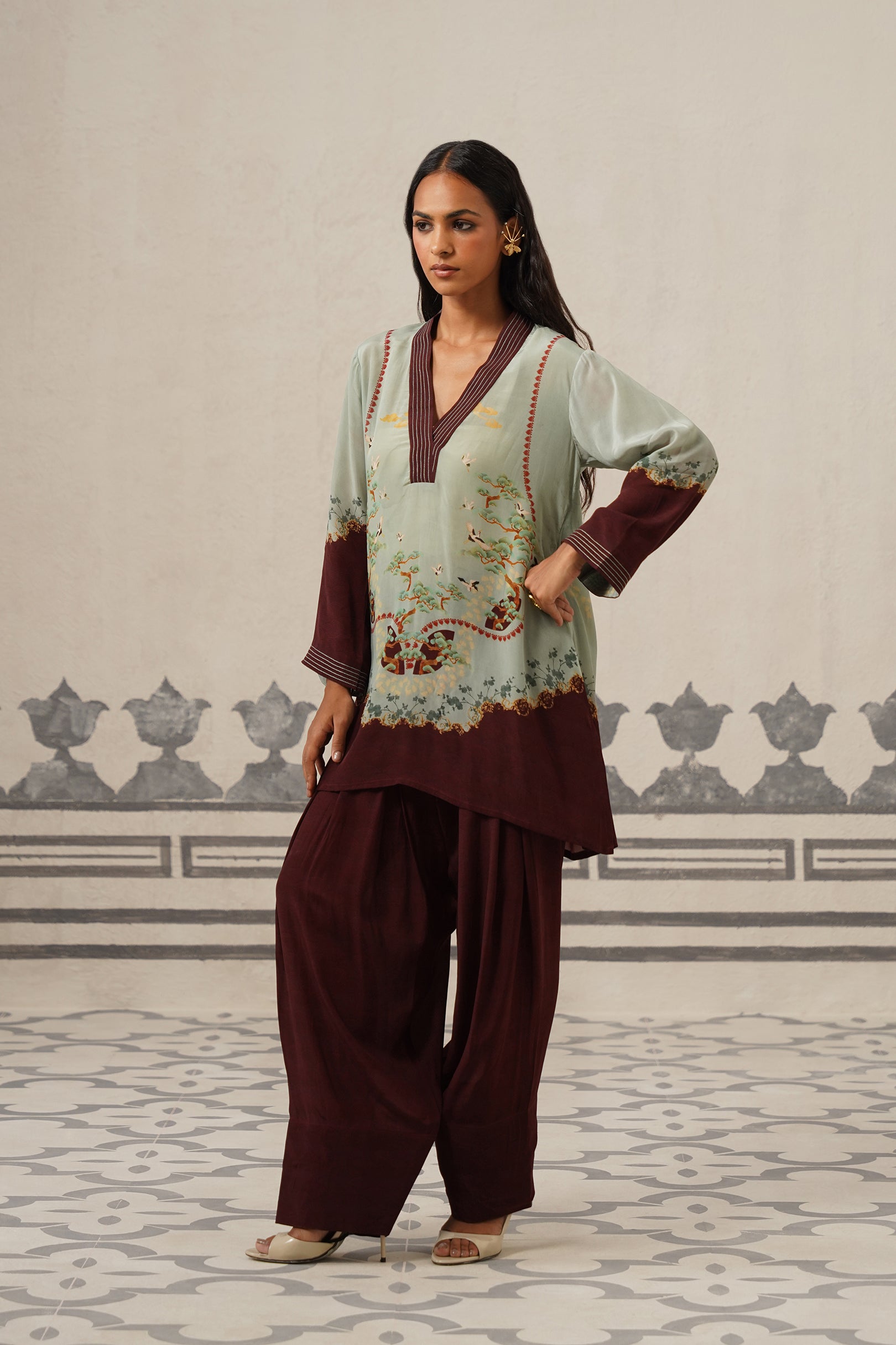 Eesha Crepe Printed Matching Set
