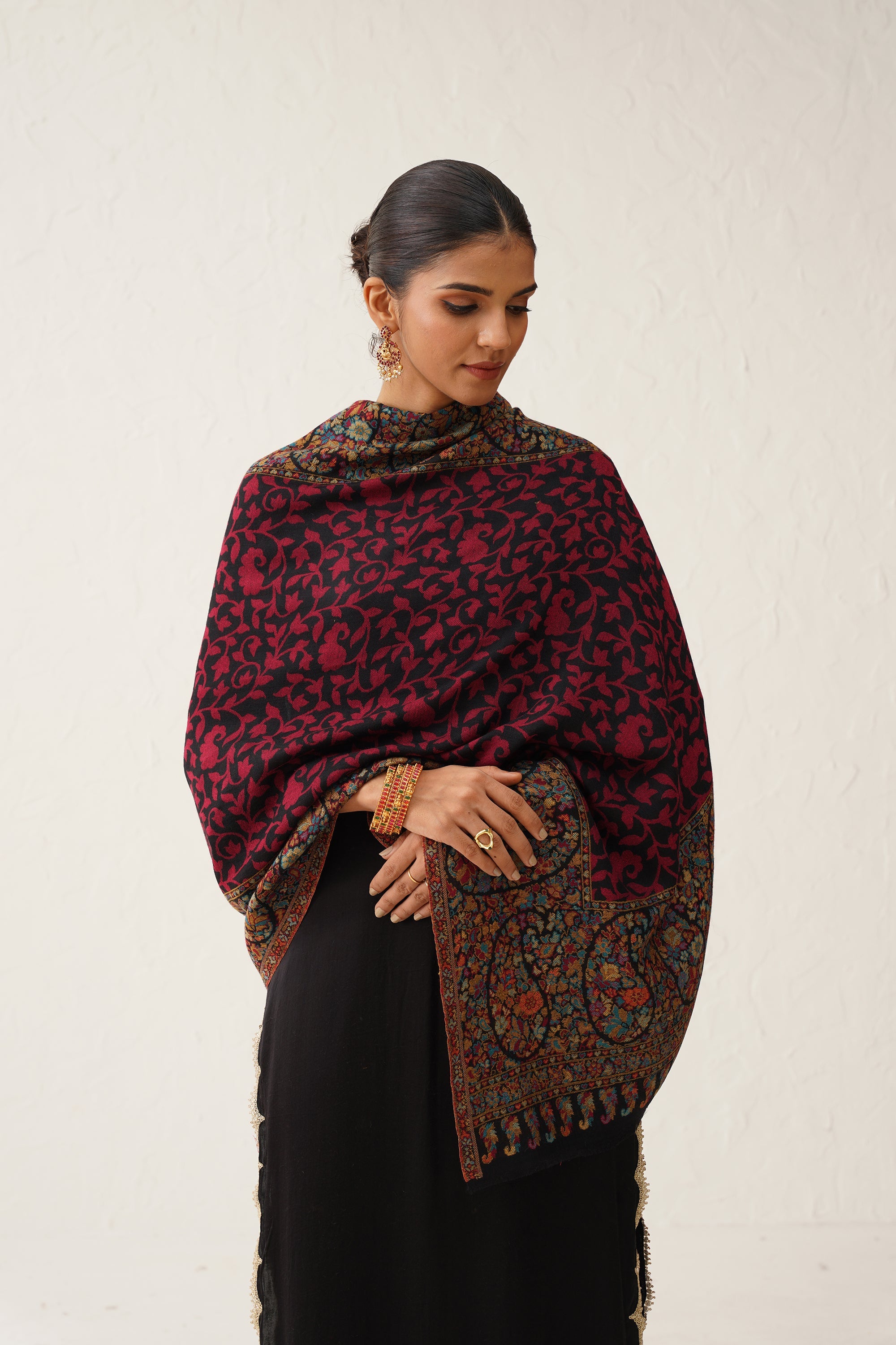Fariza Kaani Woollen Shawl - Neetika Chopra