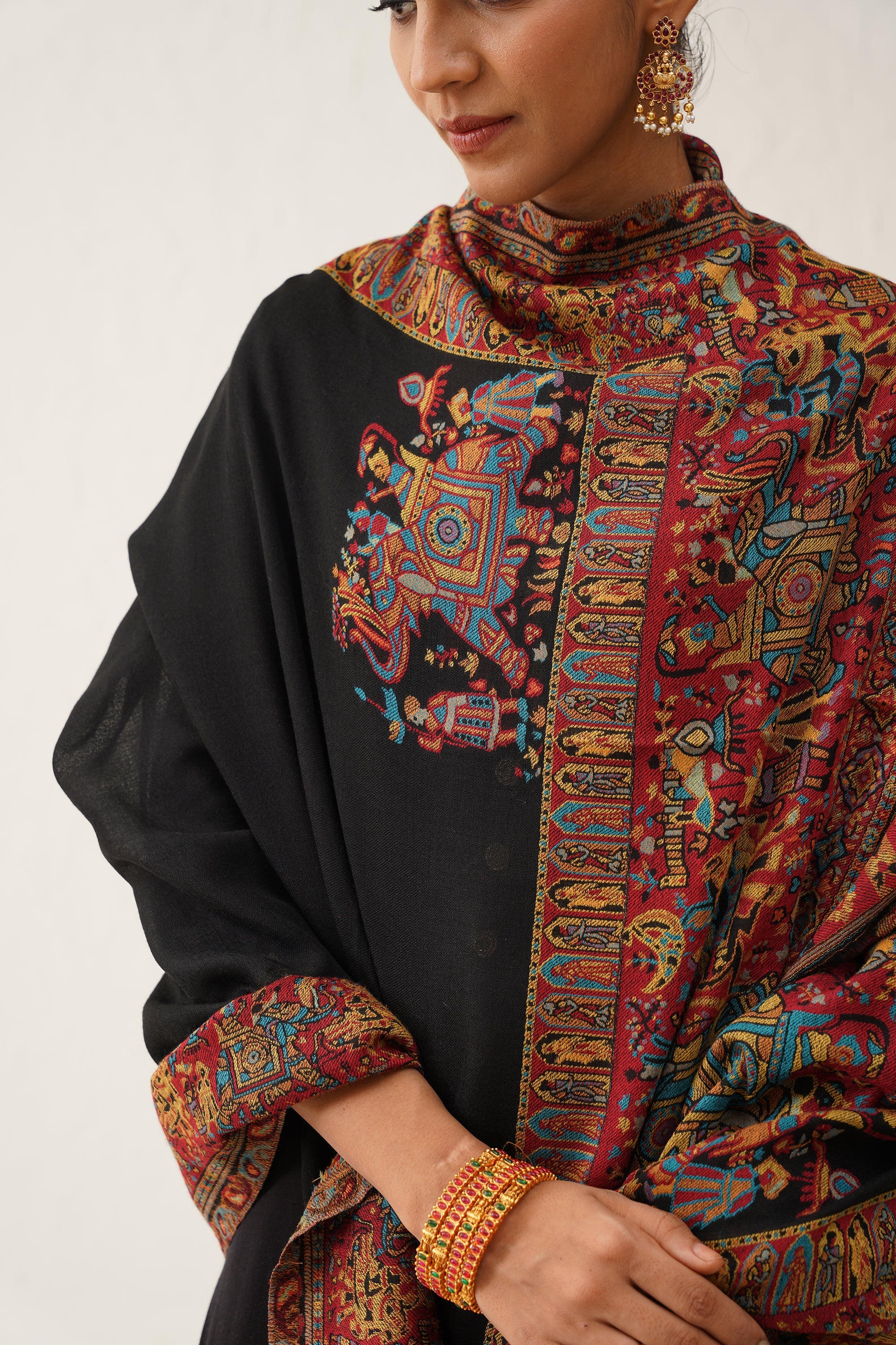 Siya Kaani Woollen Shawl - Neetika Chopra