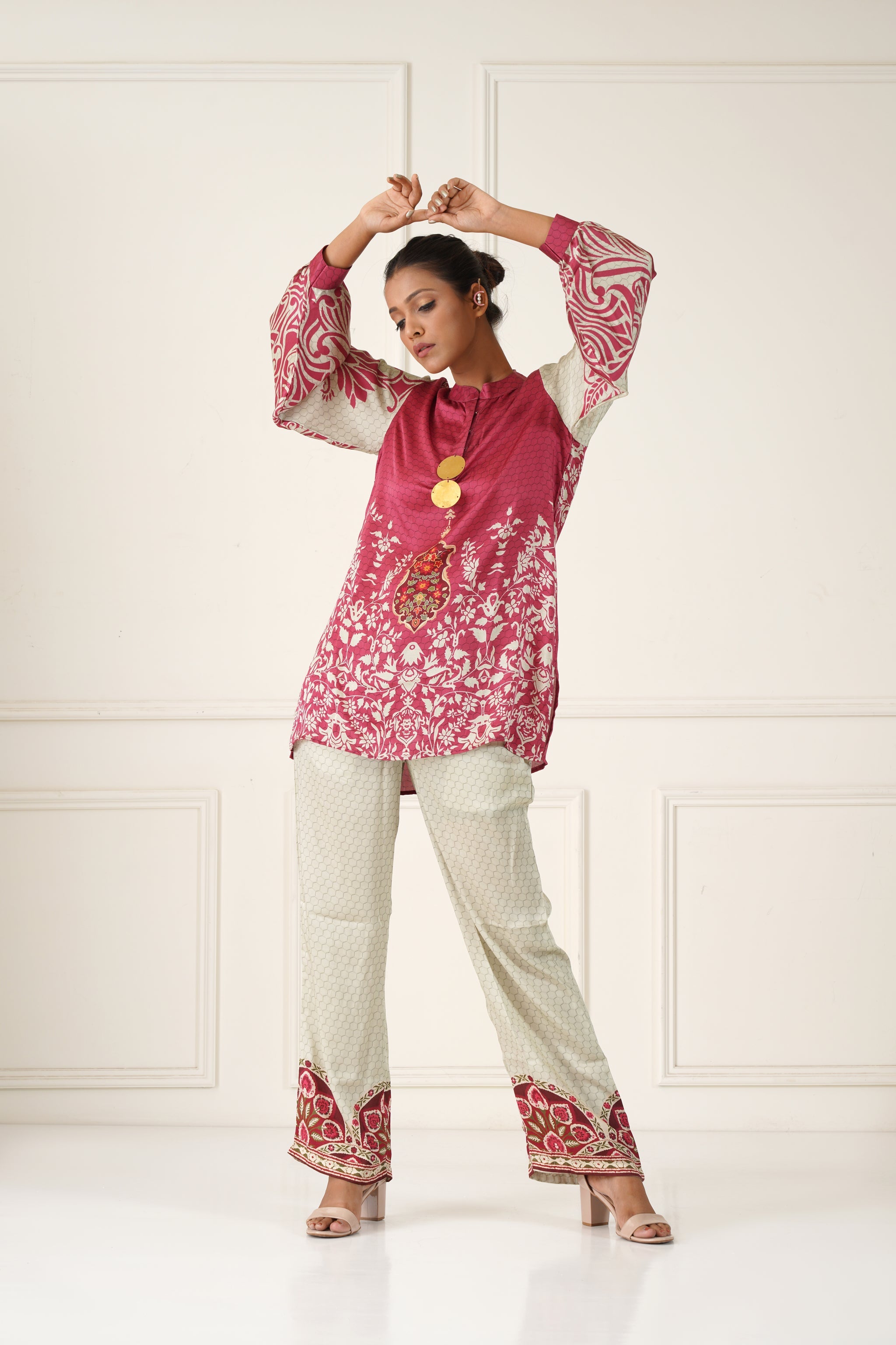 Amaya Satin Co-ord Set - Neetika Chopra