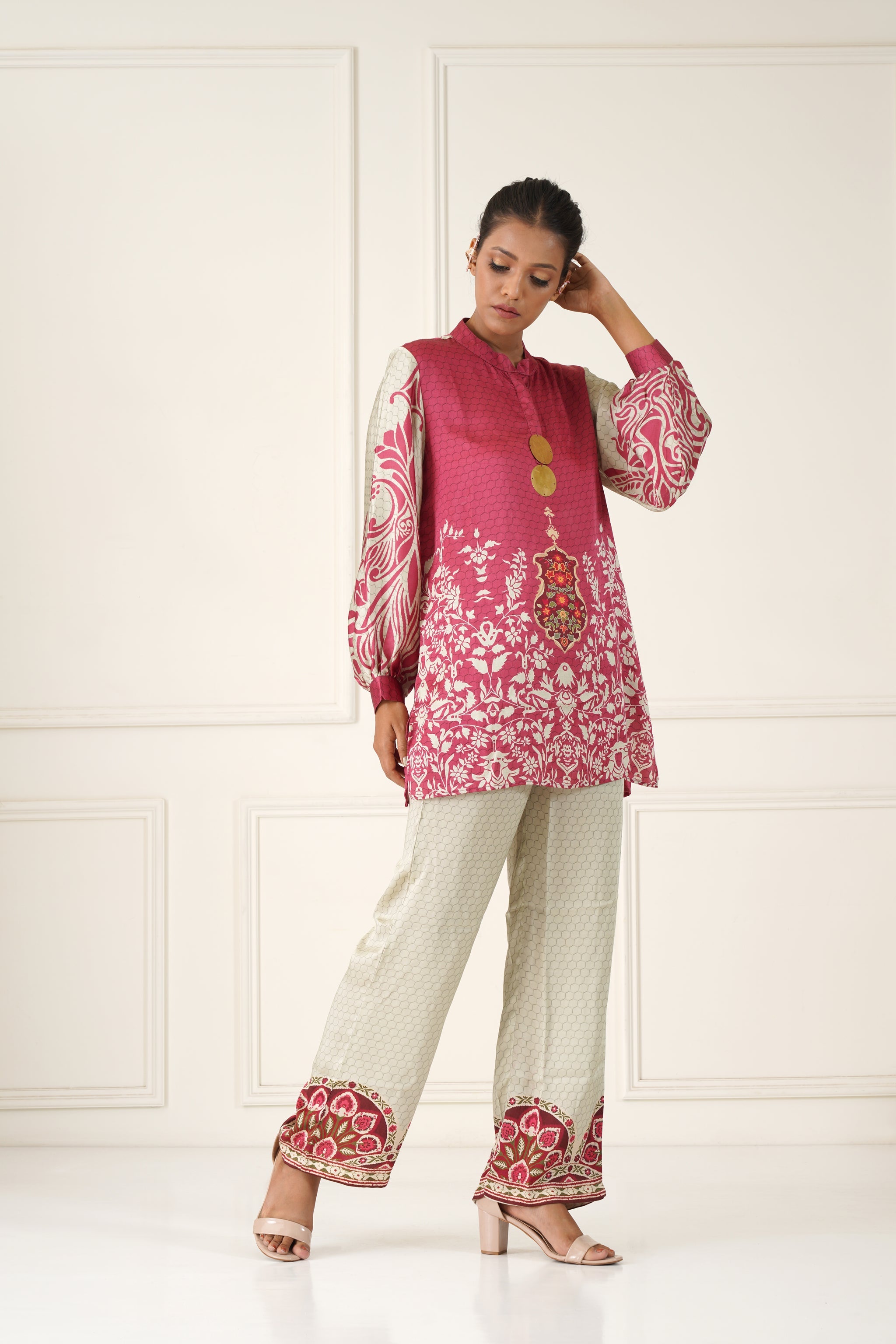 Amaya Satin Co-ord Set - Neetika Chopra