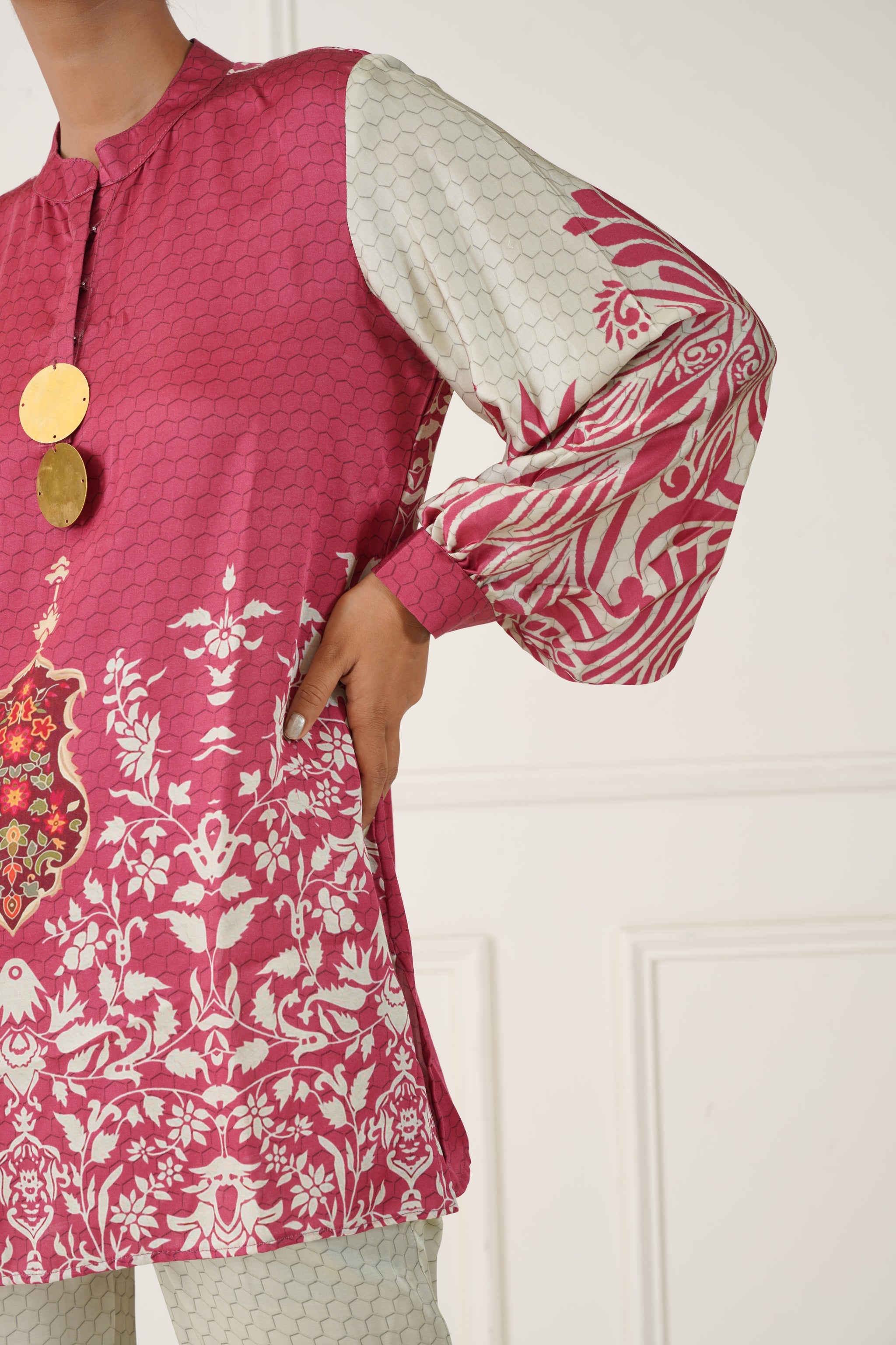 Amaya Satin Co-ord Set - Neetika Chopra