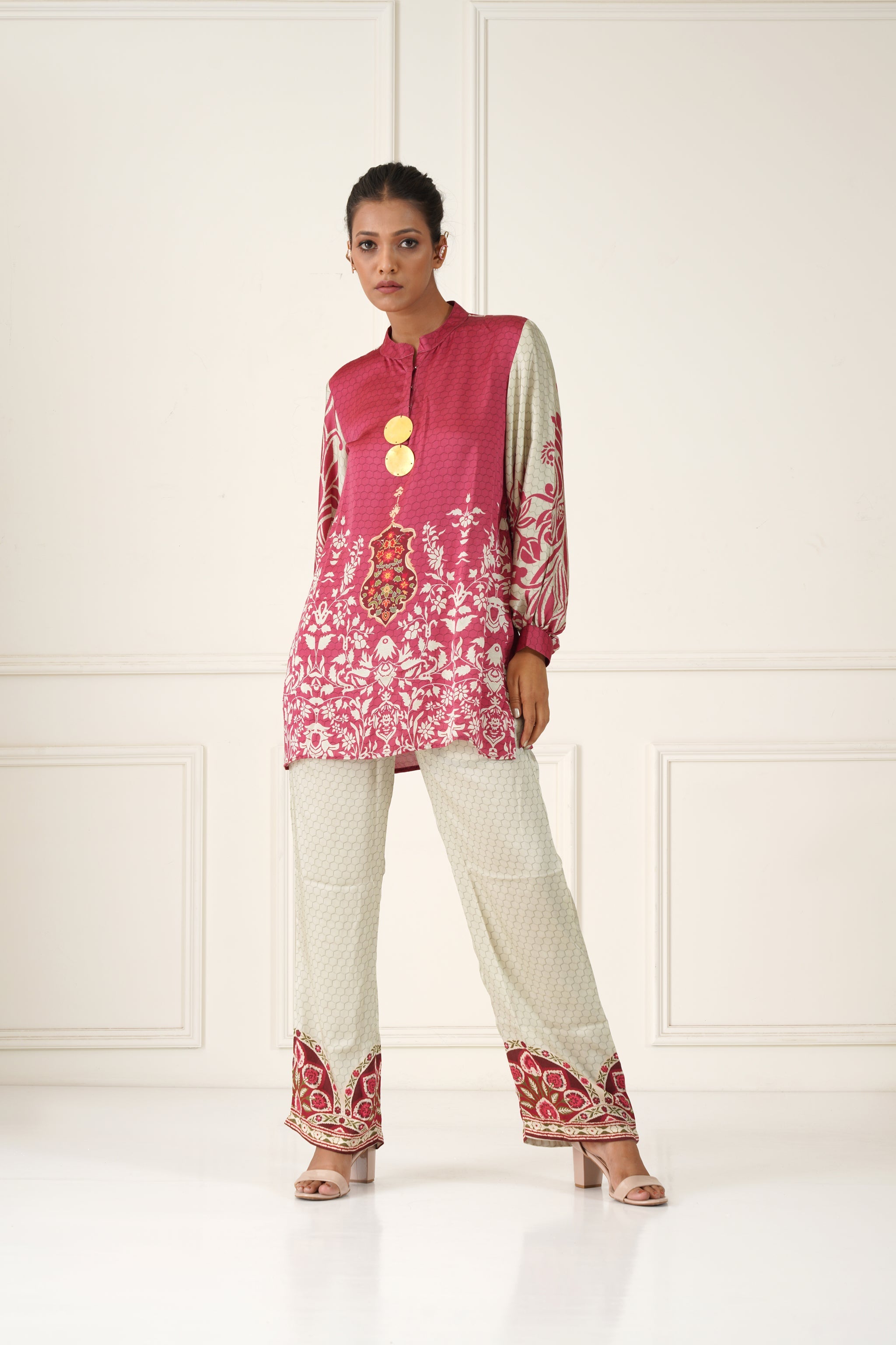 Amaya Satin Co-ord Set - Neetika Chopra