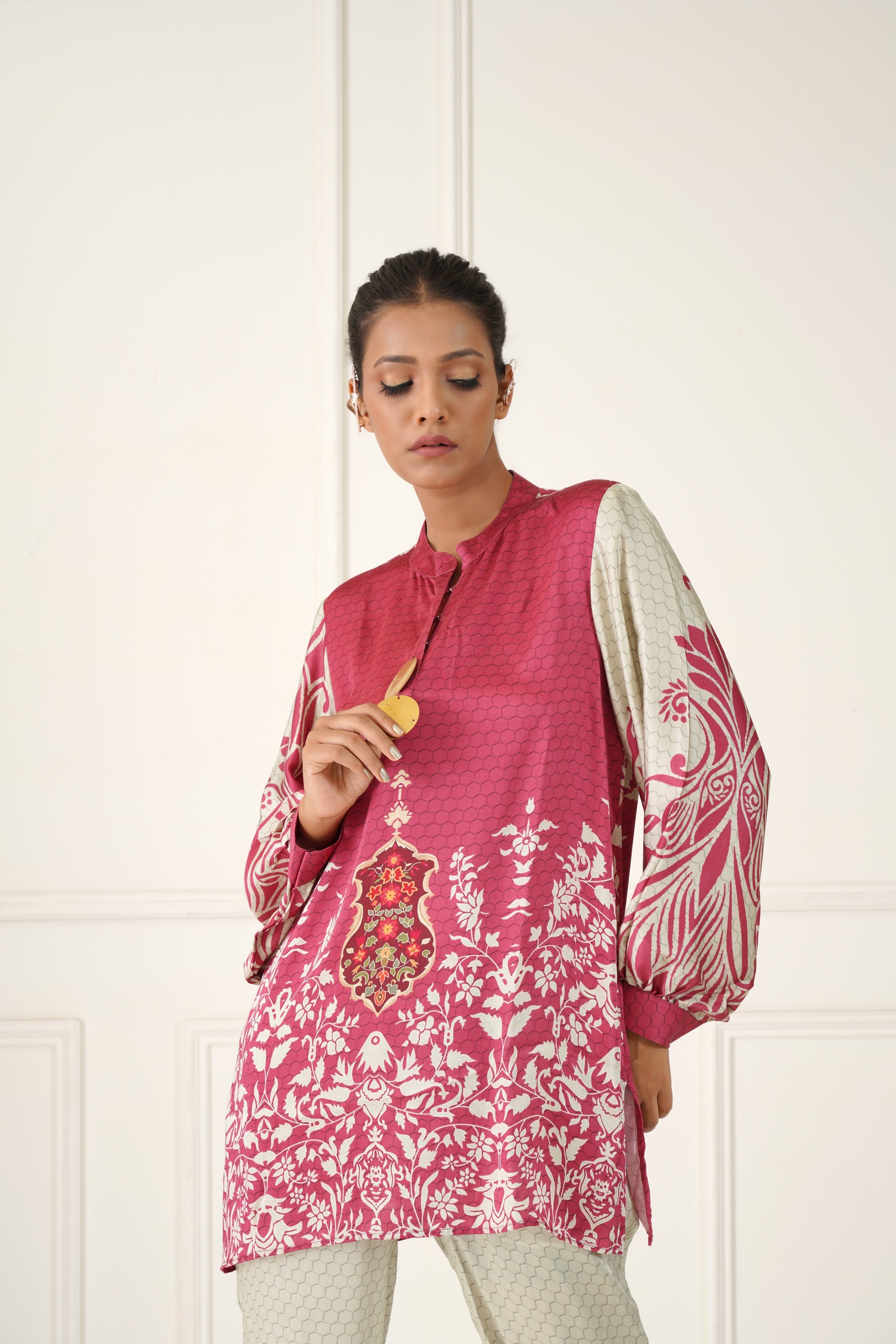 Amaya Satin Co-ord Set - Neetika Chopra