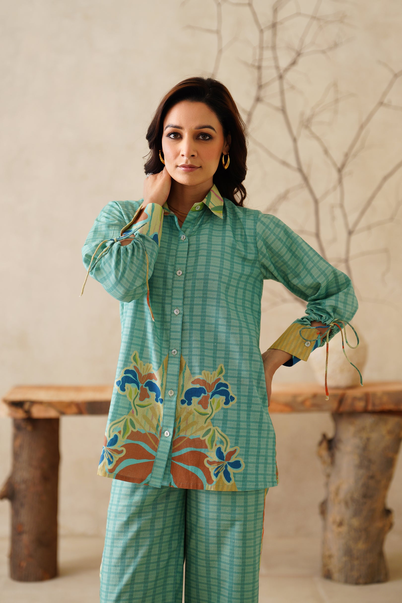 Aashna Cotton Flex Printed Matching Set - Neetika Chopra