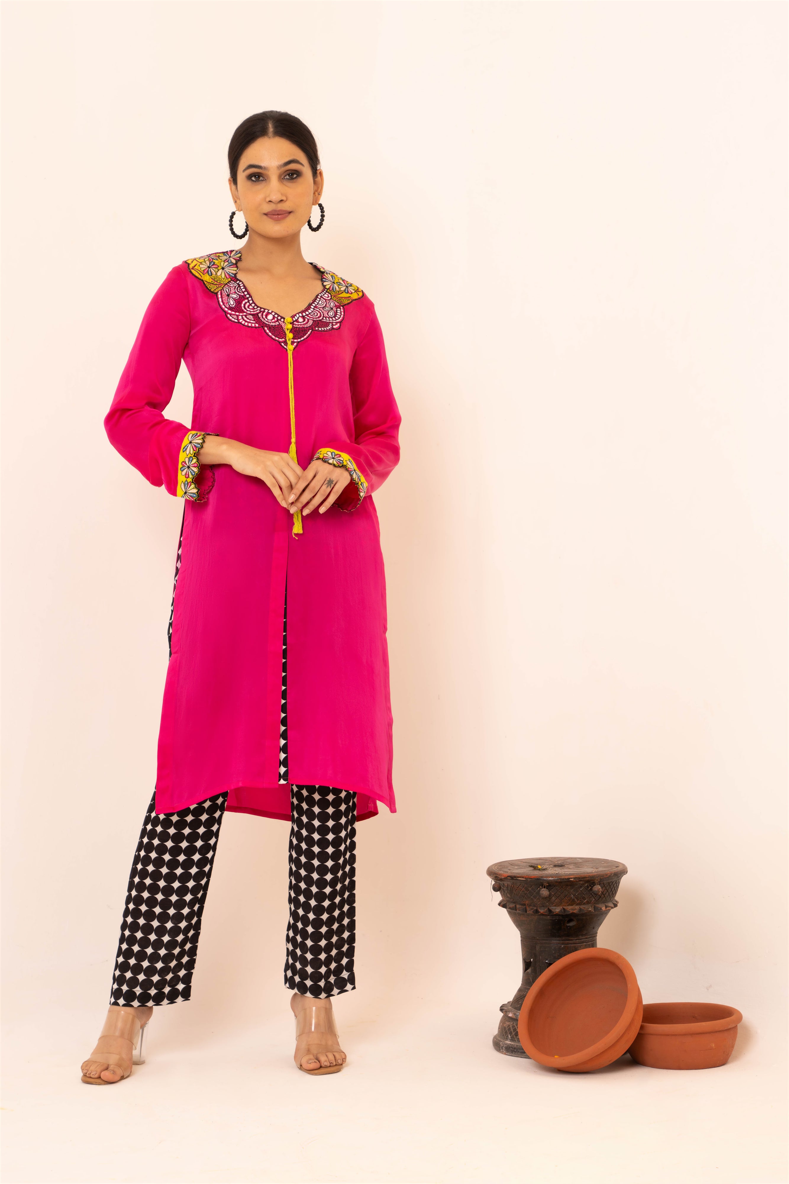 Adya Satin Co-ord Set - Neetika Chopra