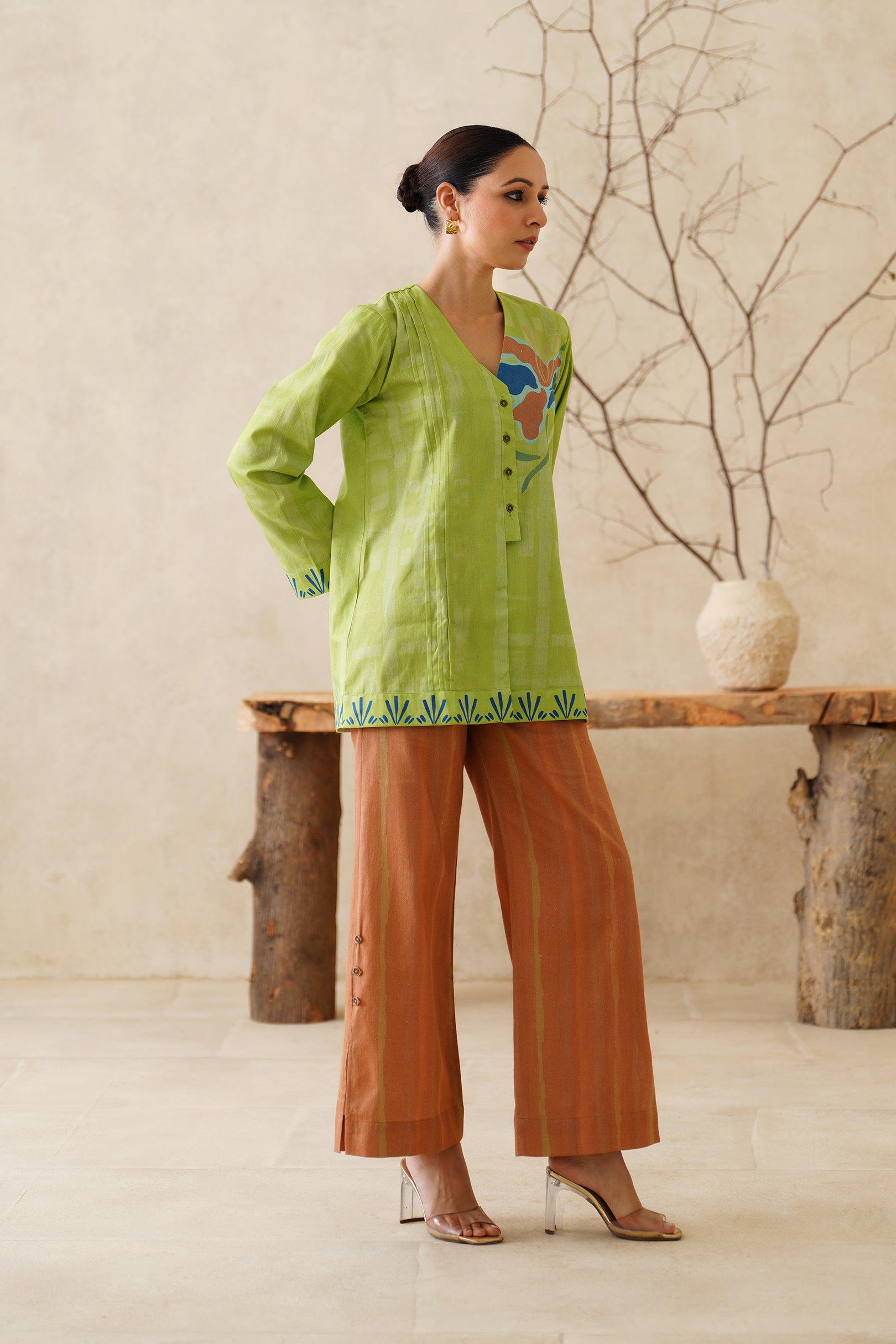 Amreen Cotton Flex Printed Matching Set - Neetika Chopra