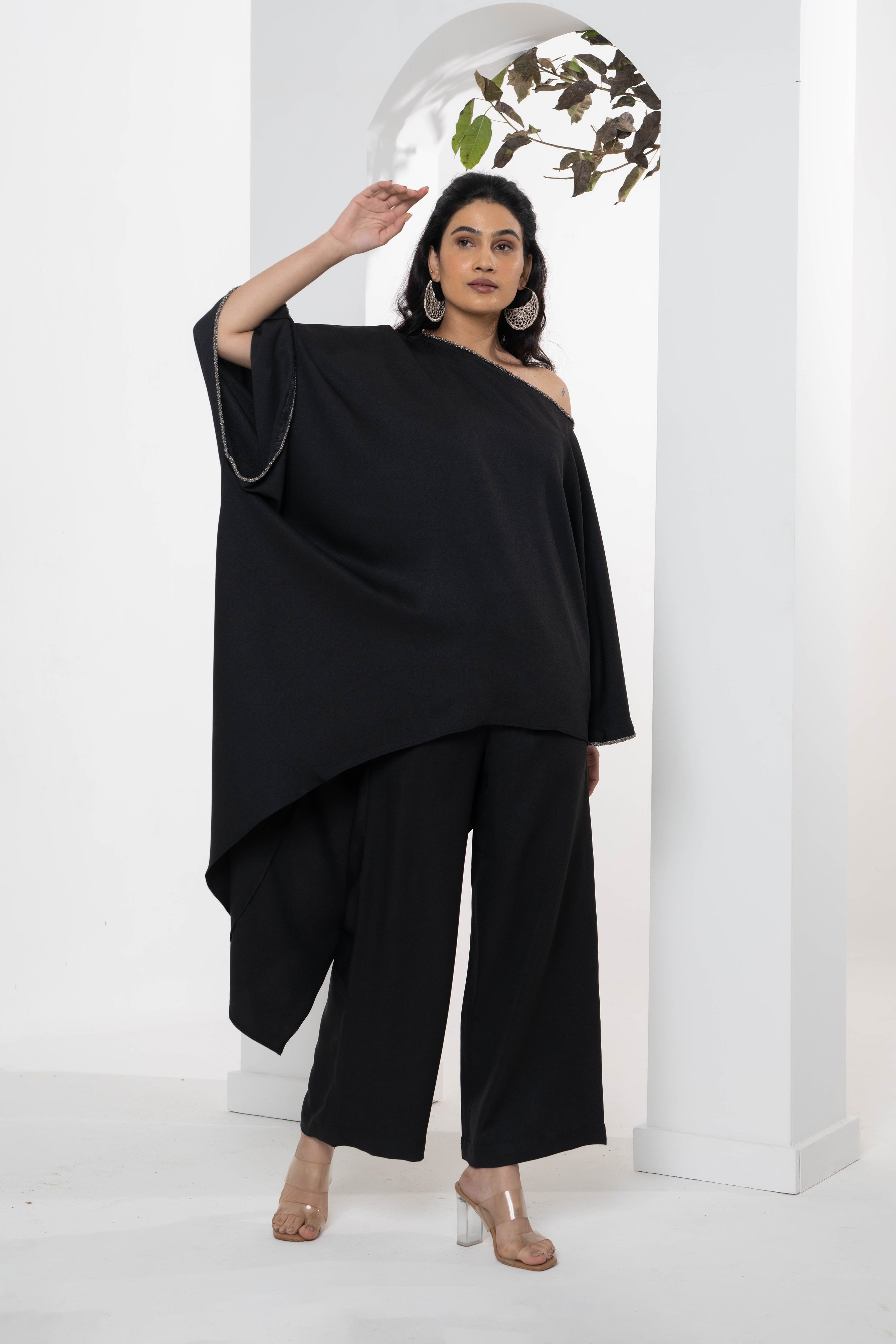 Angel Moss Crepe Co-ord Set - Neetika Chopra