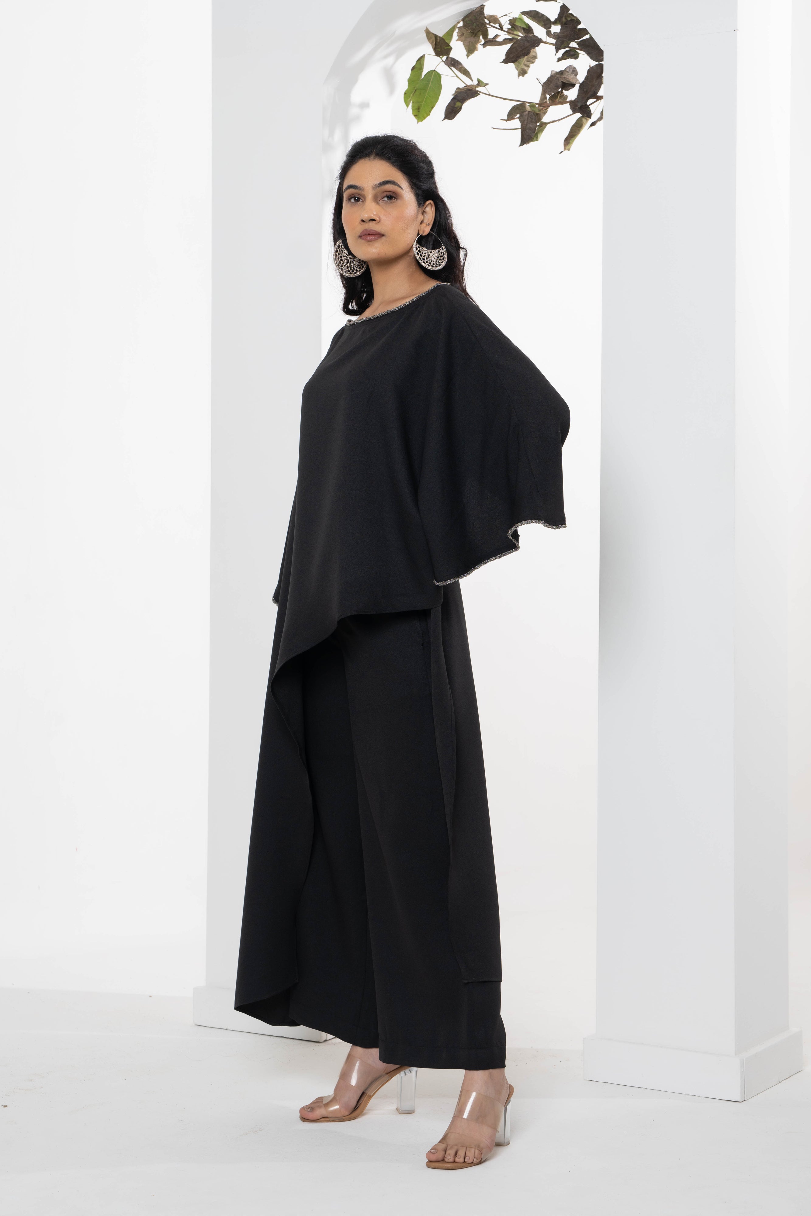 Angel Moss Crepe Co-ord Set - Neetika Chopra