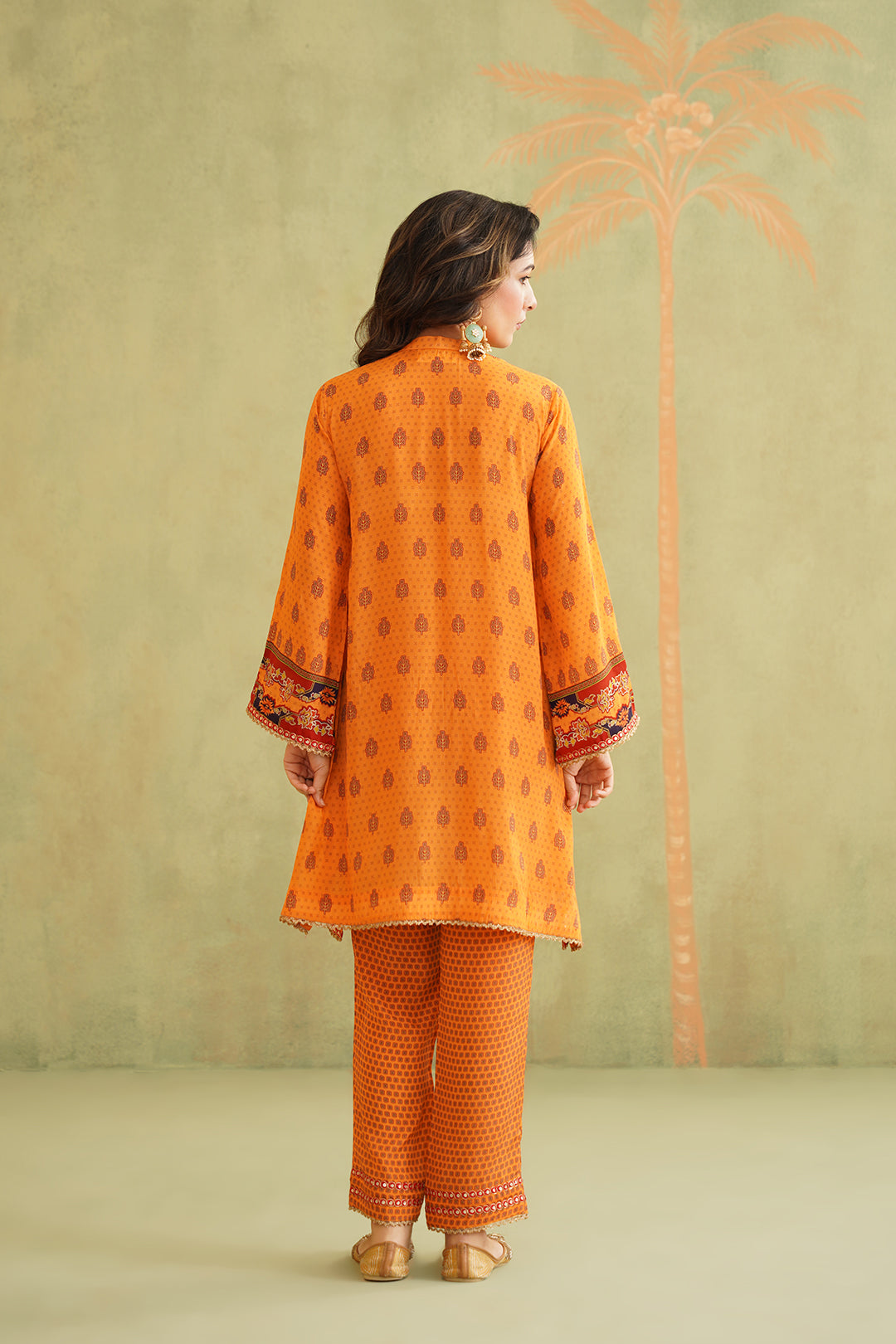 AVNI Hand Embroidered Crepe Matching Set - Neetika Chopra