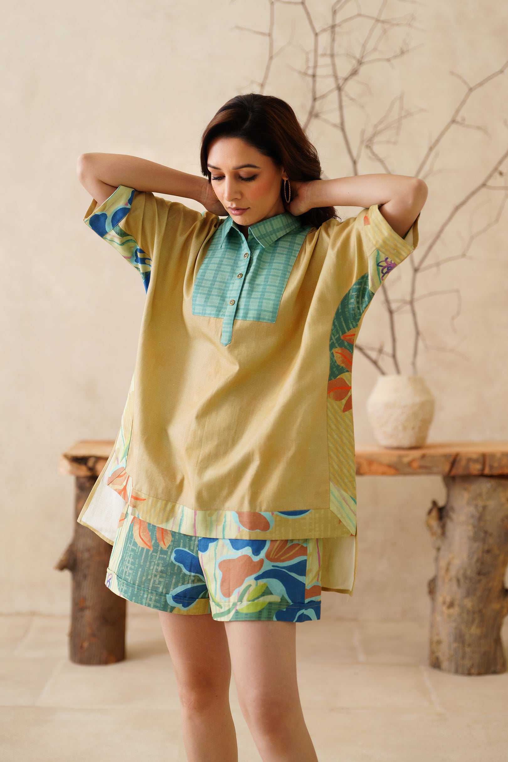 Bliss Flex Cotton Matching Set - Neetika Chopra