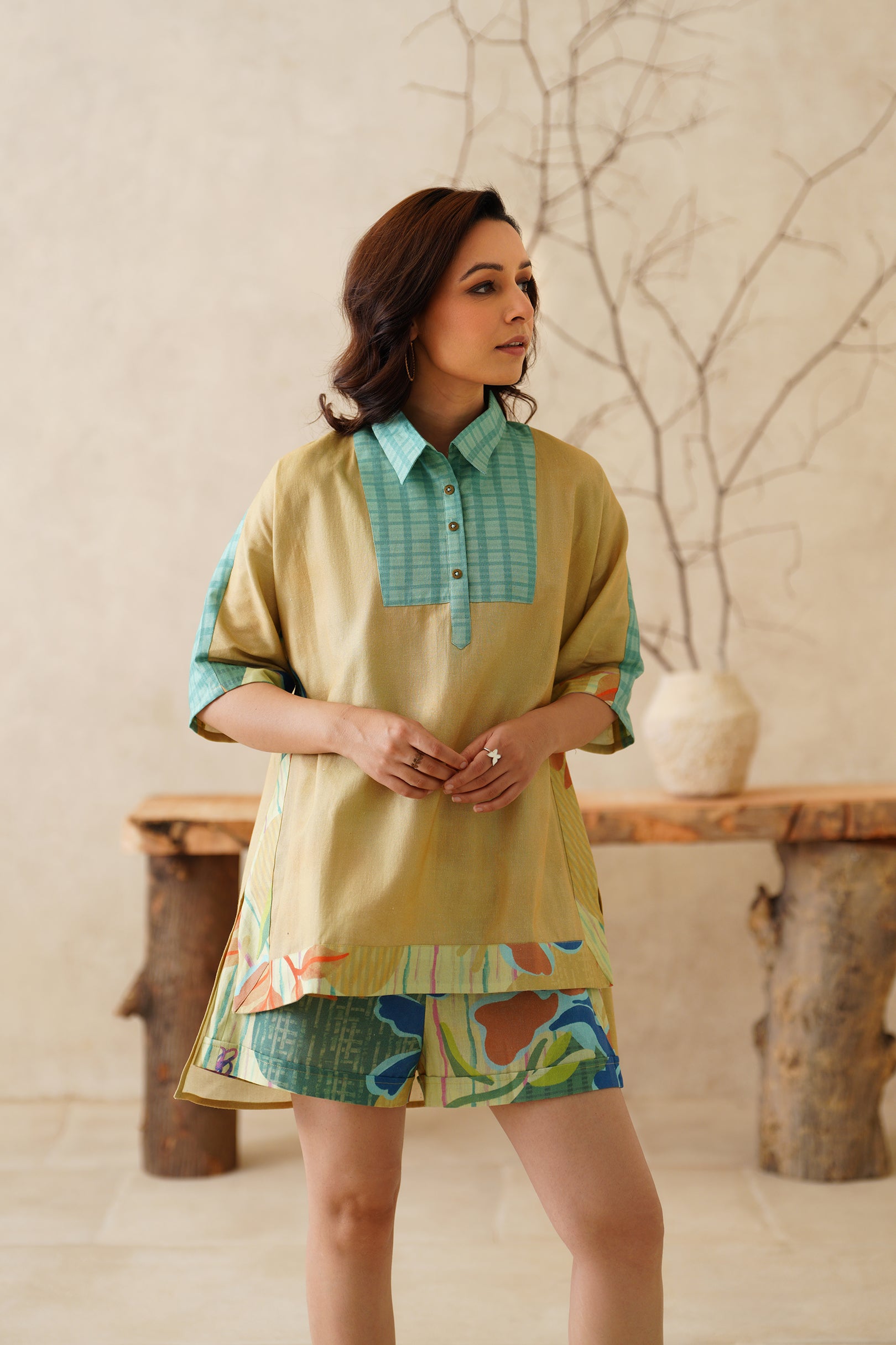 Bliss Flex Cotton Matching Set - Neetika Chopra