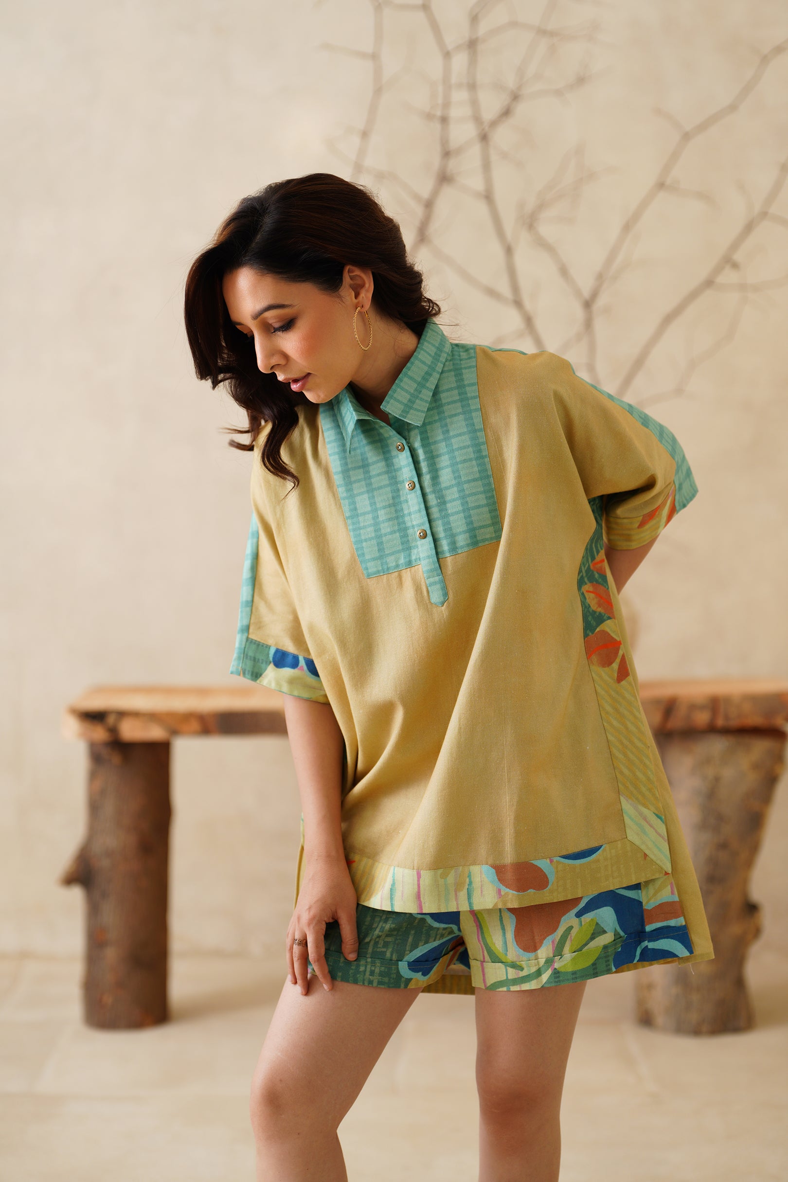 Bliss Flex Cotton Matching Set - Neetika Chopra