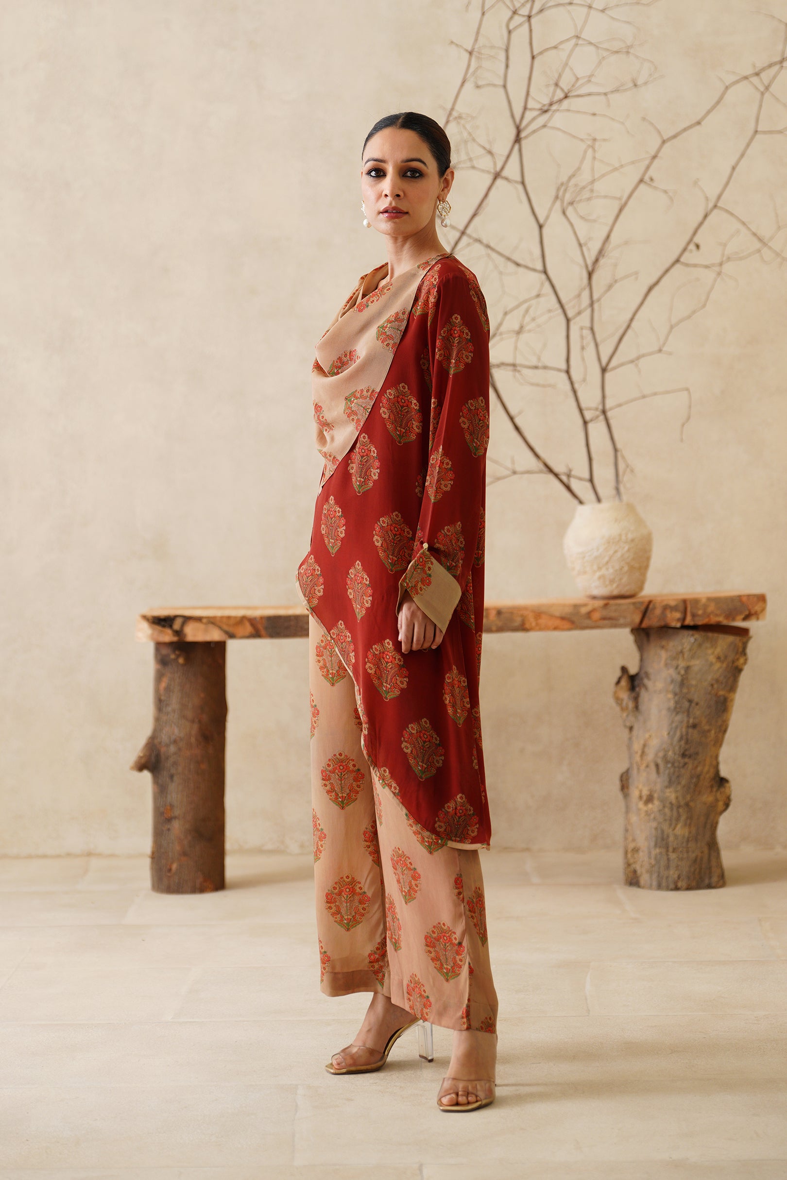 Eshaal Crepe Printed Matching Set - Neetika Chopra