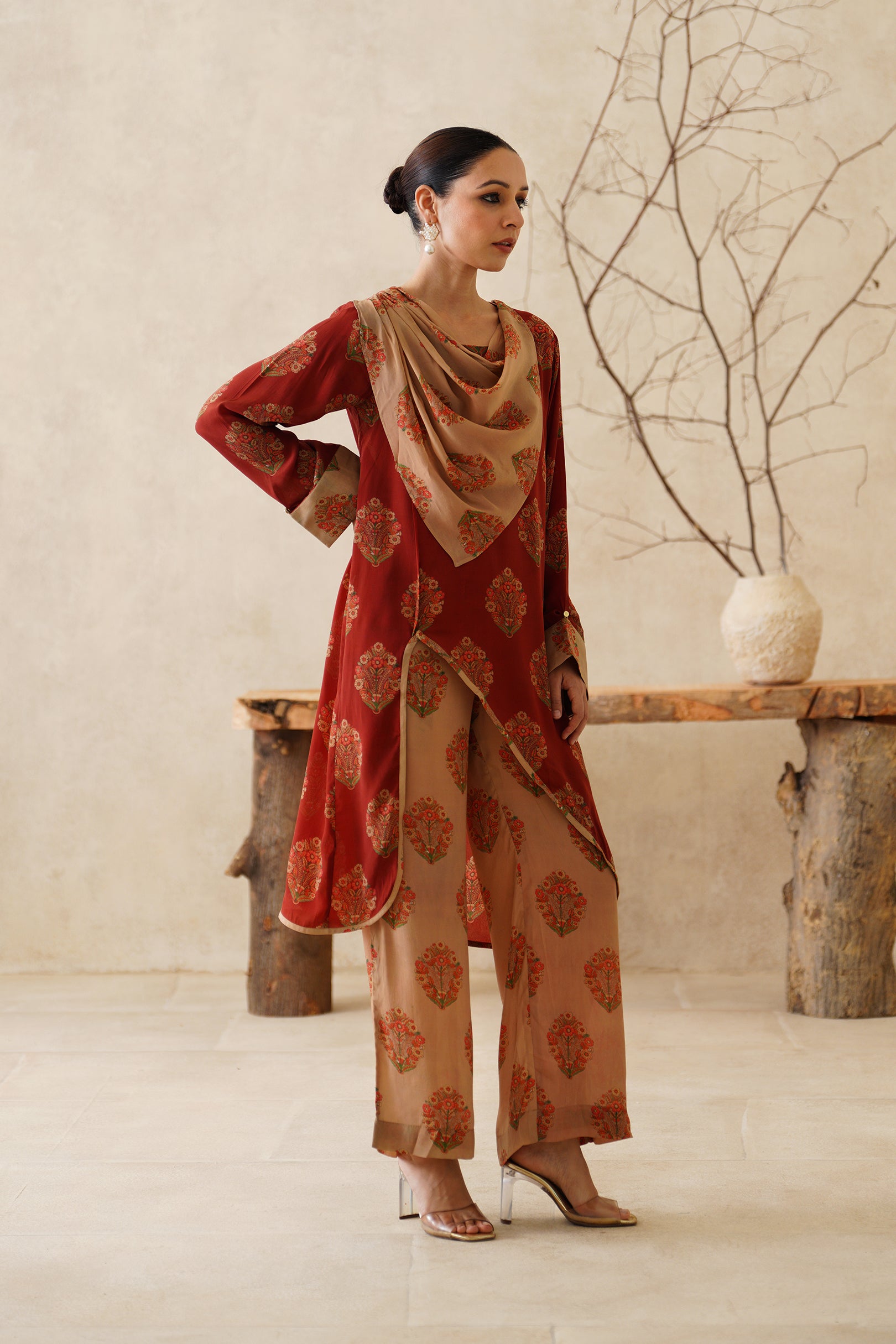 Eshaal Crepe Printed Matching Set - Neetika Chopra