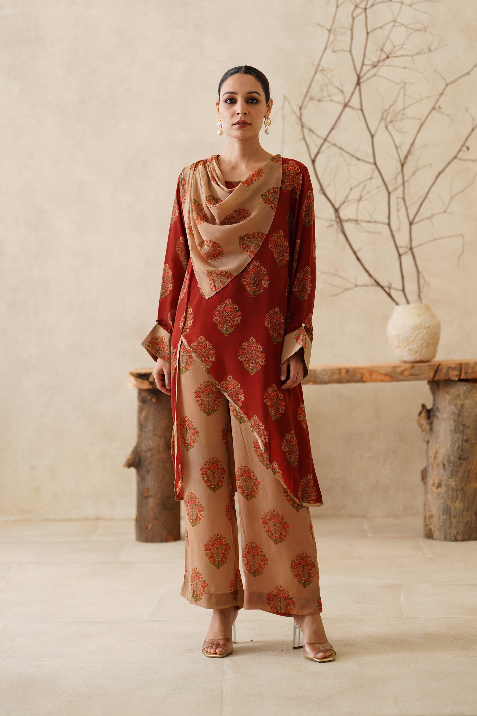 Eshaal Crepe Printed Matching Set - Neetika Chopra