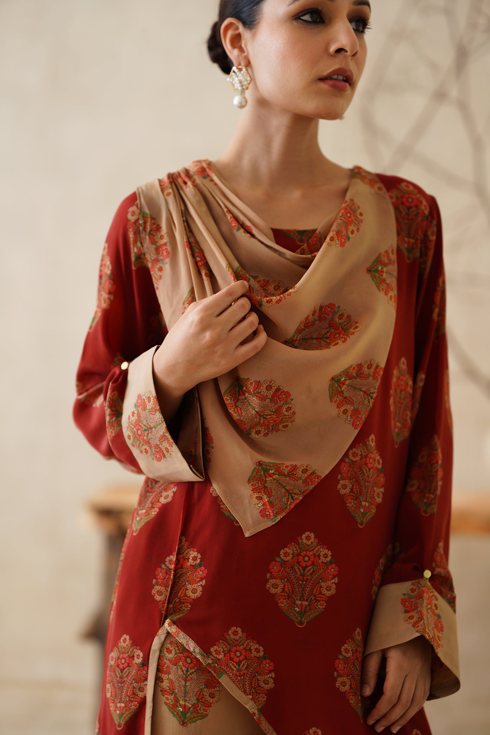 Eshaal Crepe Printed Matching Set - Neetika Chopra