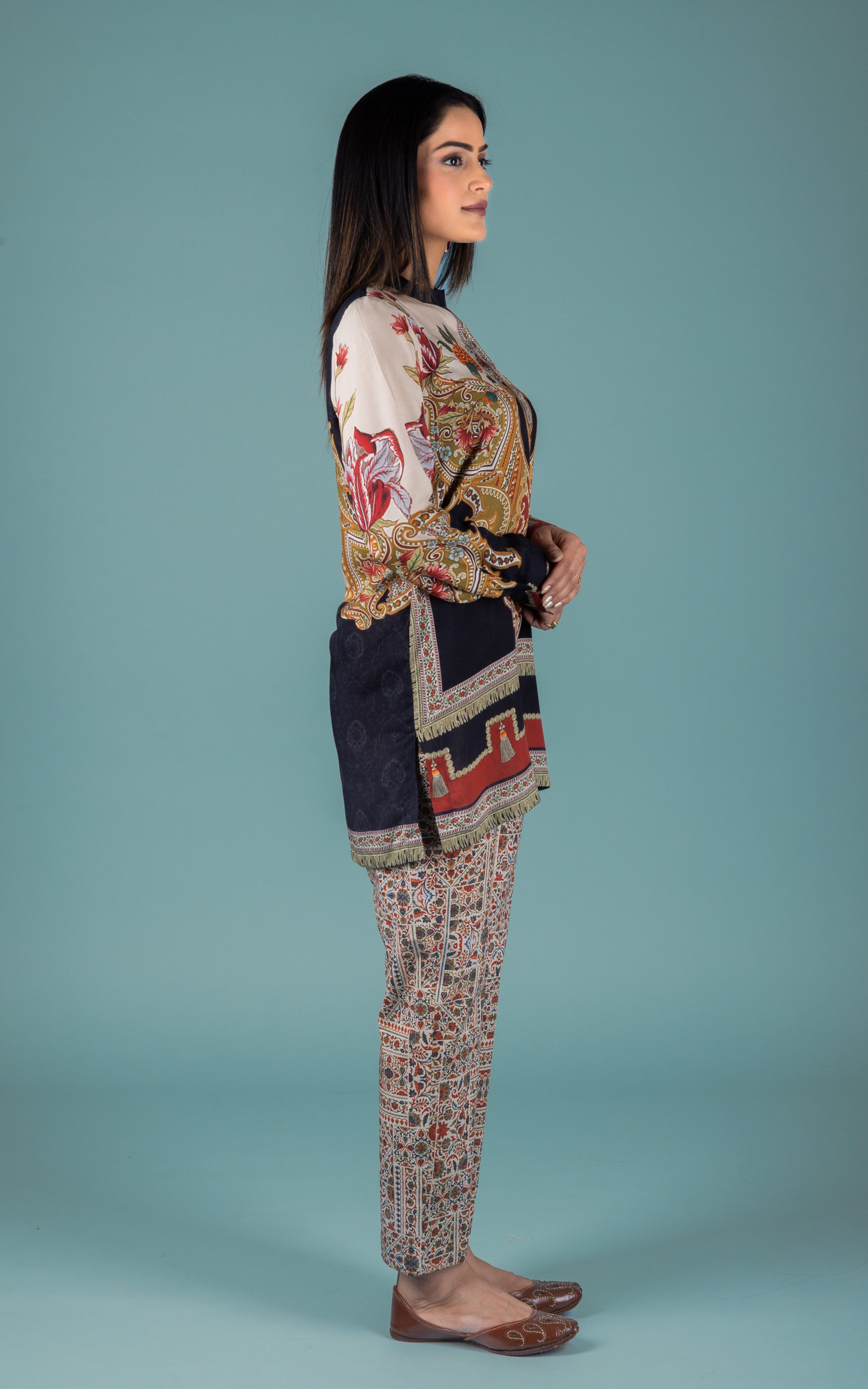 Gohar Butter Silk Co-ord Set - Neetika Chopra