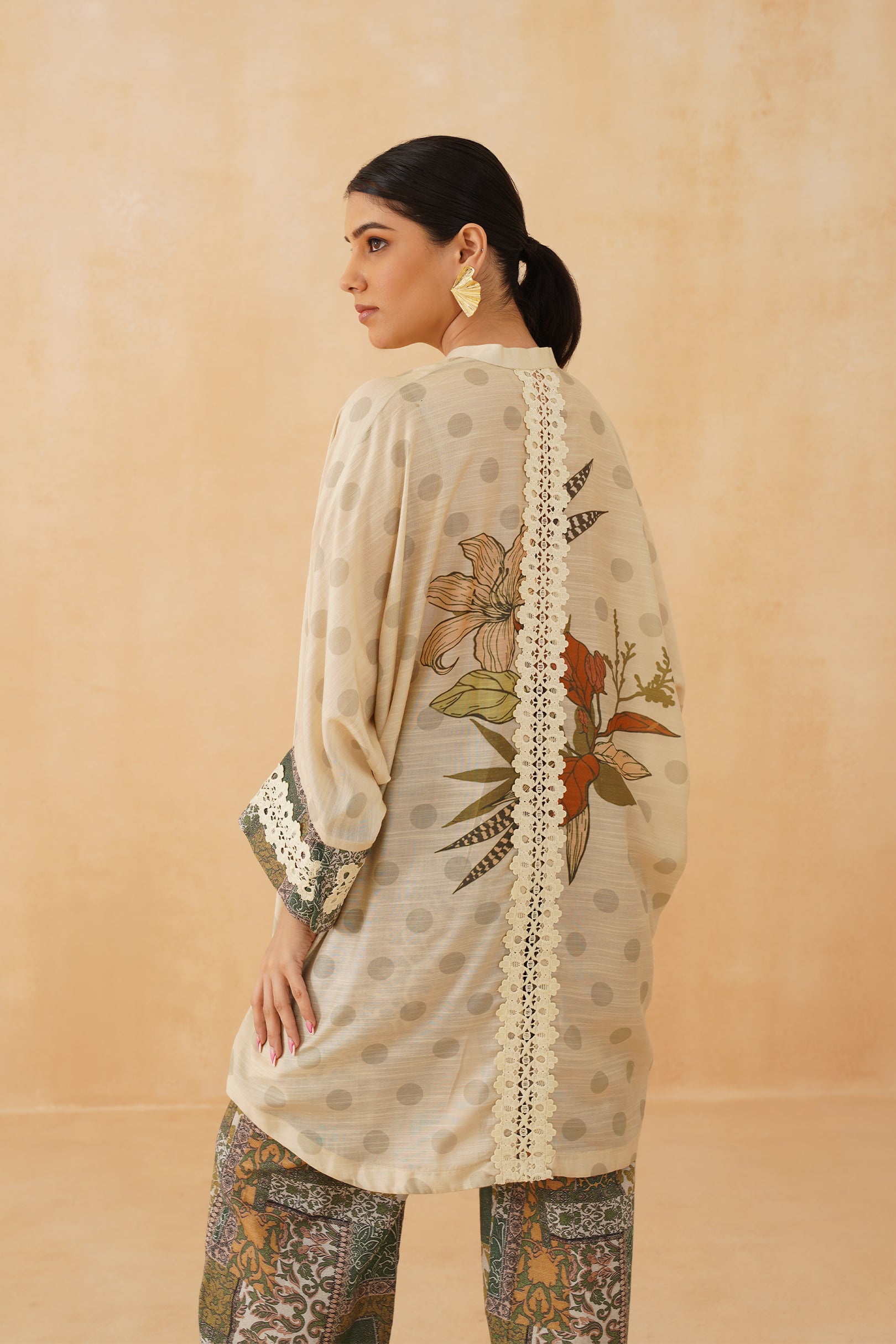 Iris Linen Crepe Matching Set - Neetika Chopra