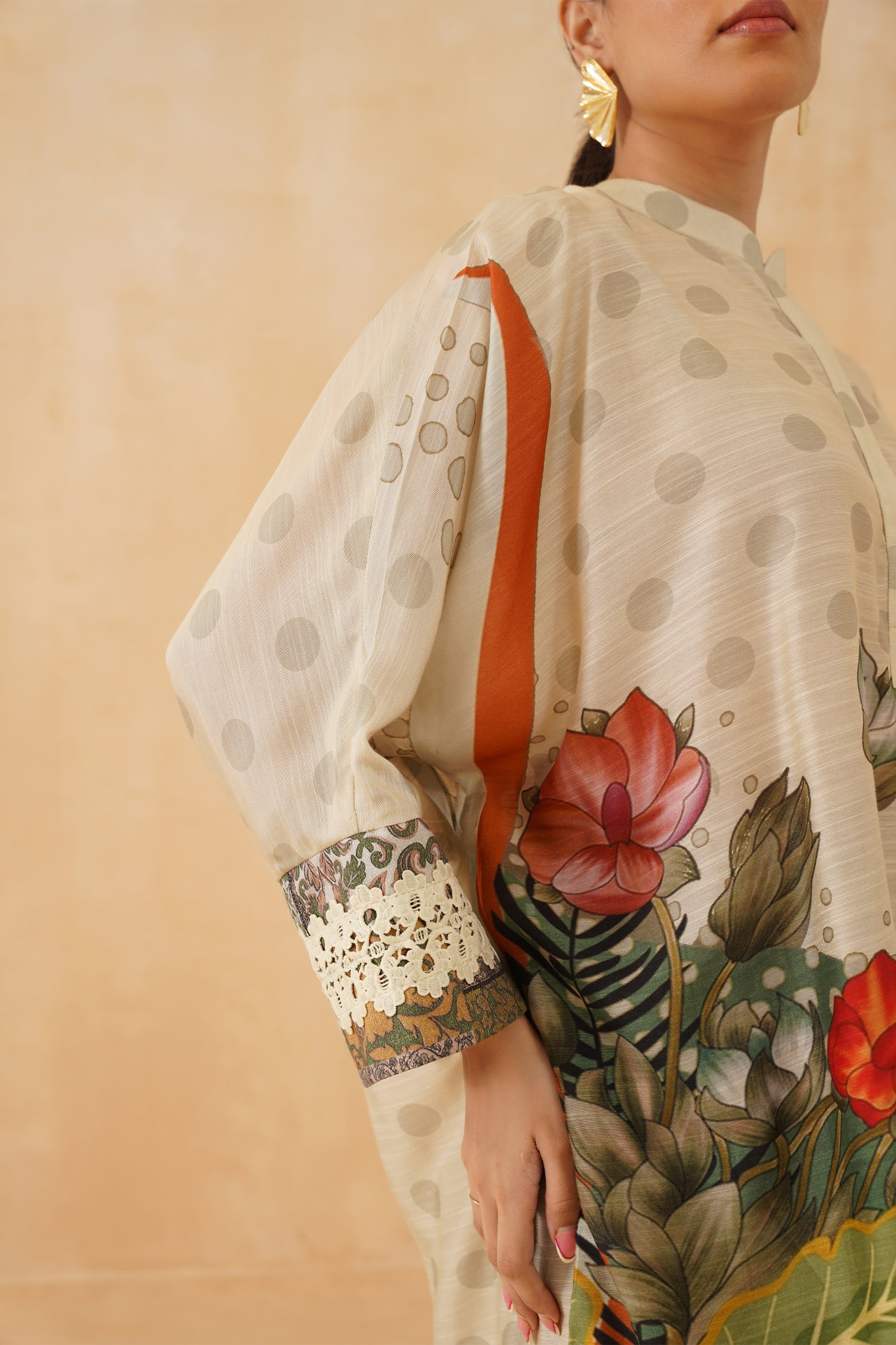 Iris Linen Crepe Matching Set - Neetika Chopra